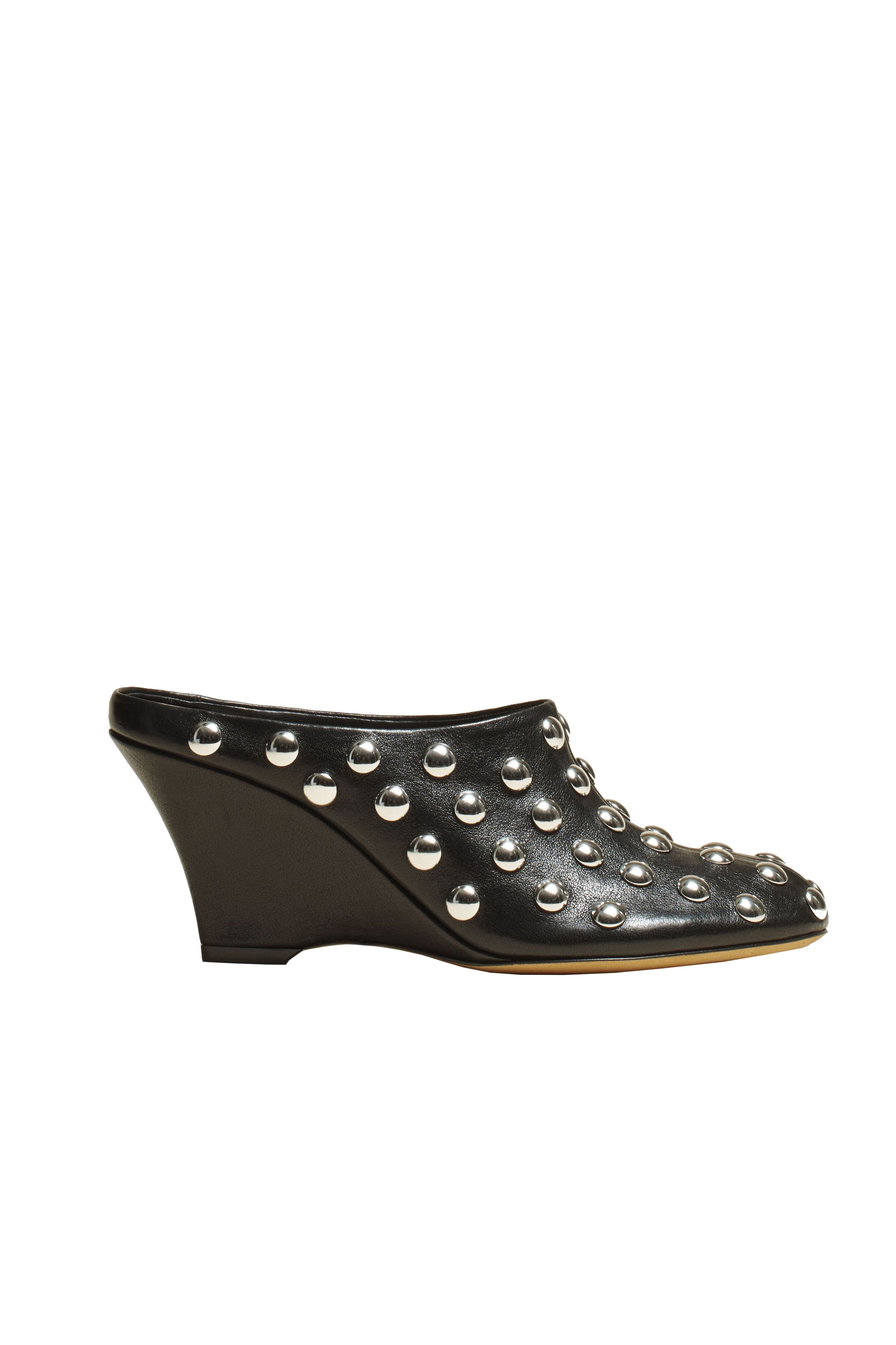 Apollo Studded Wedge Mules