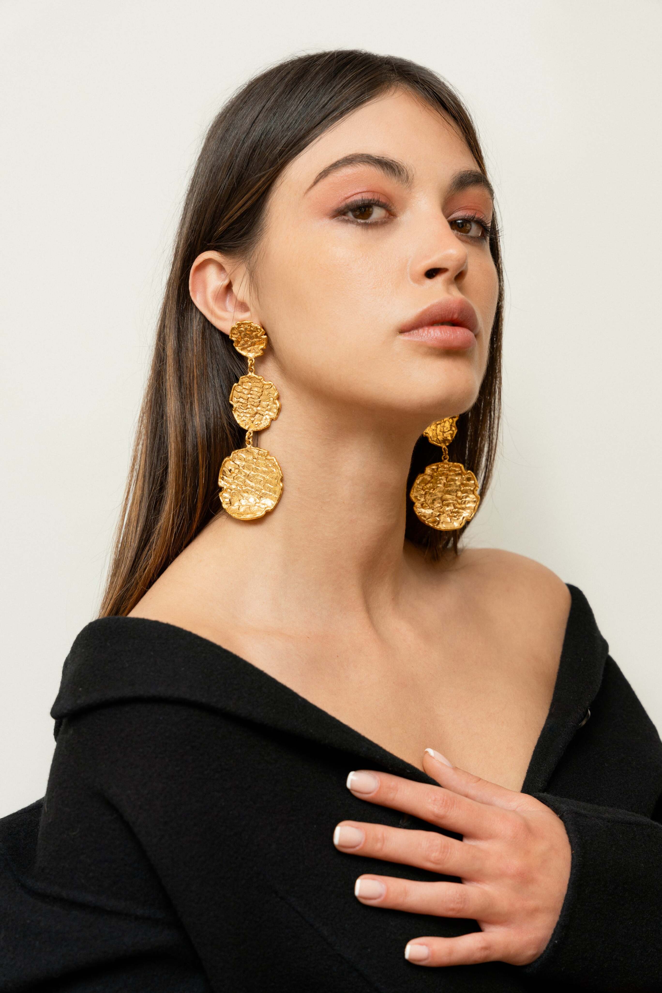 SYLVIA TOLEDANO Swan Earrings