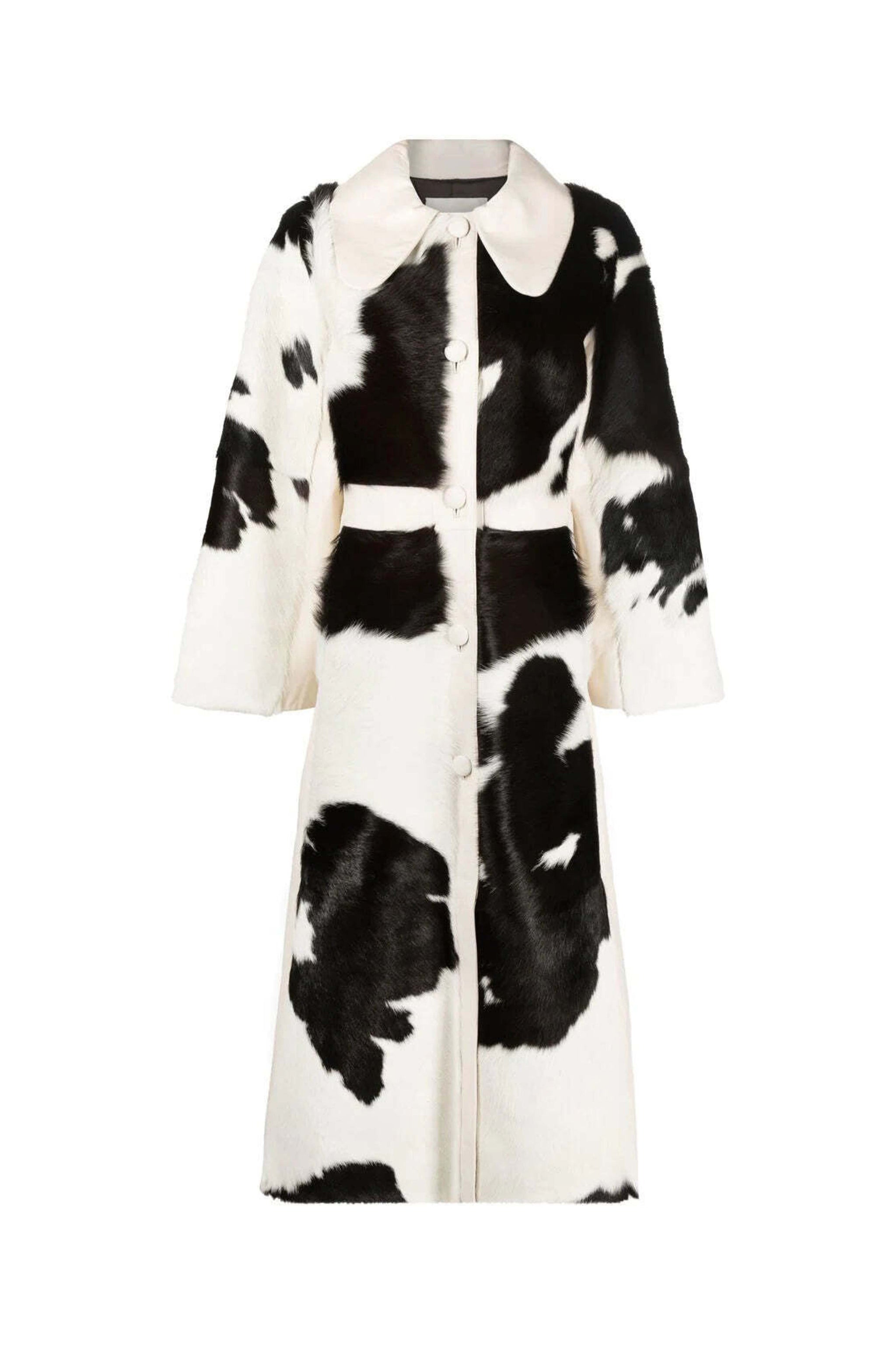 Madalynn Calf Hair Coat