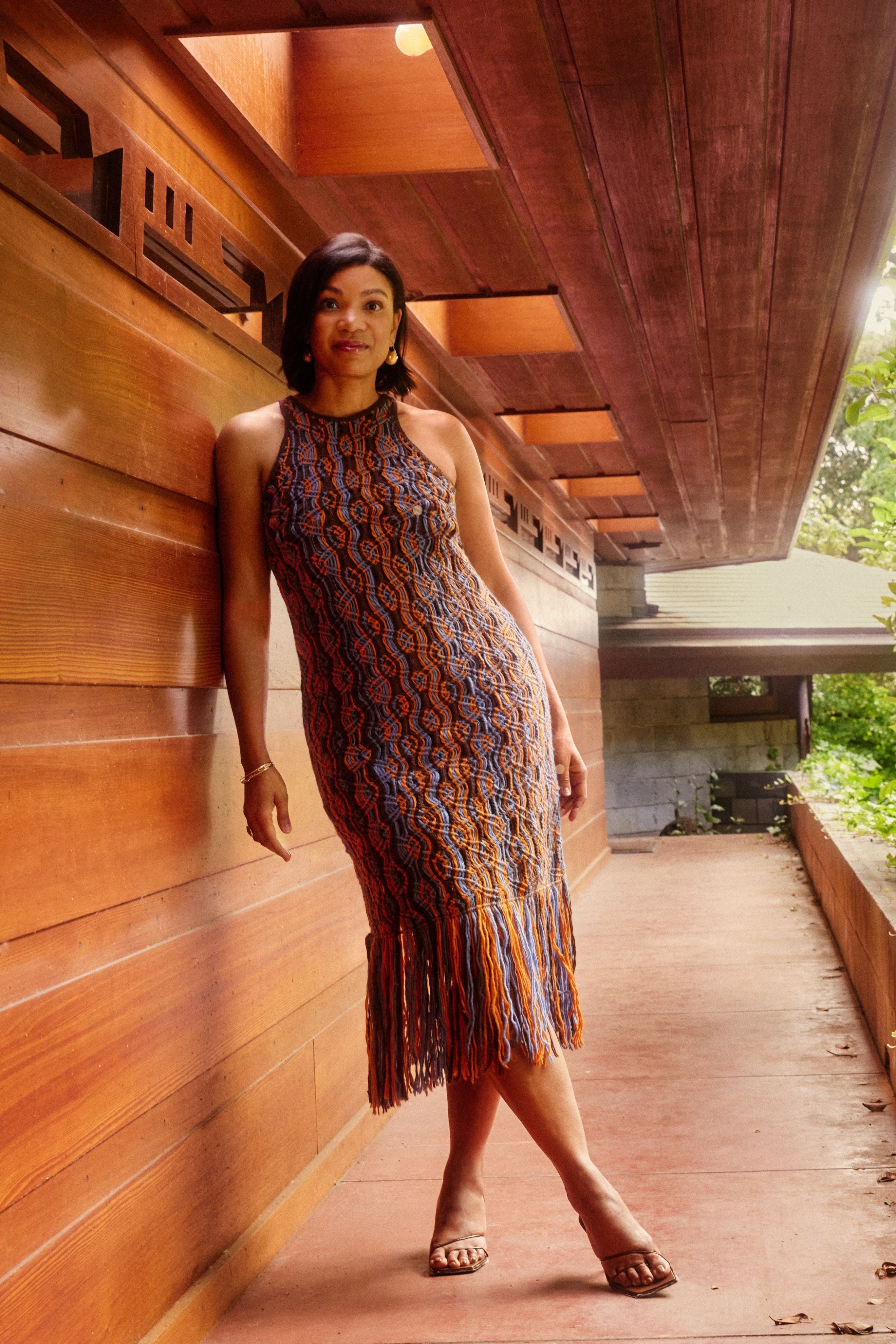 Drew Macrame Dress