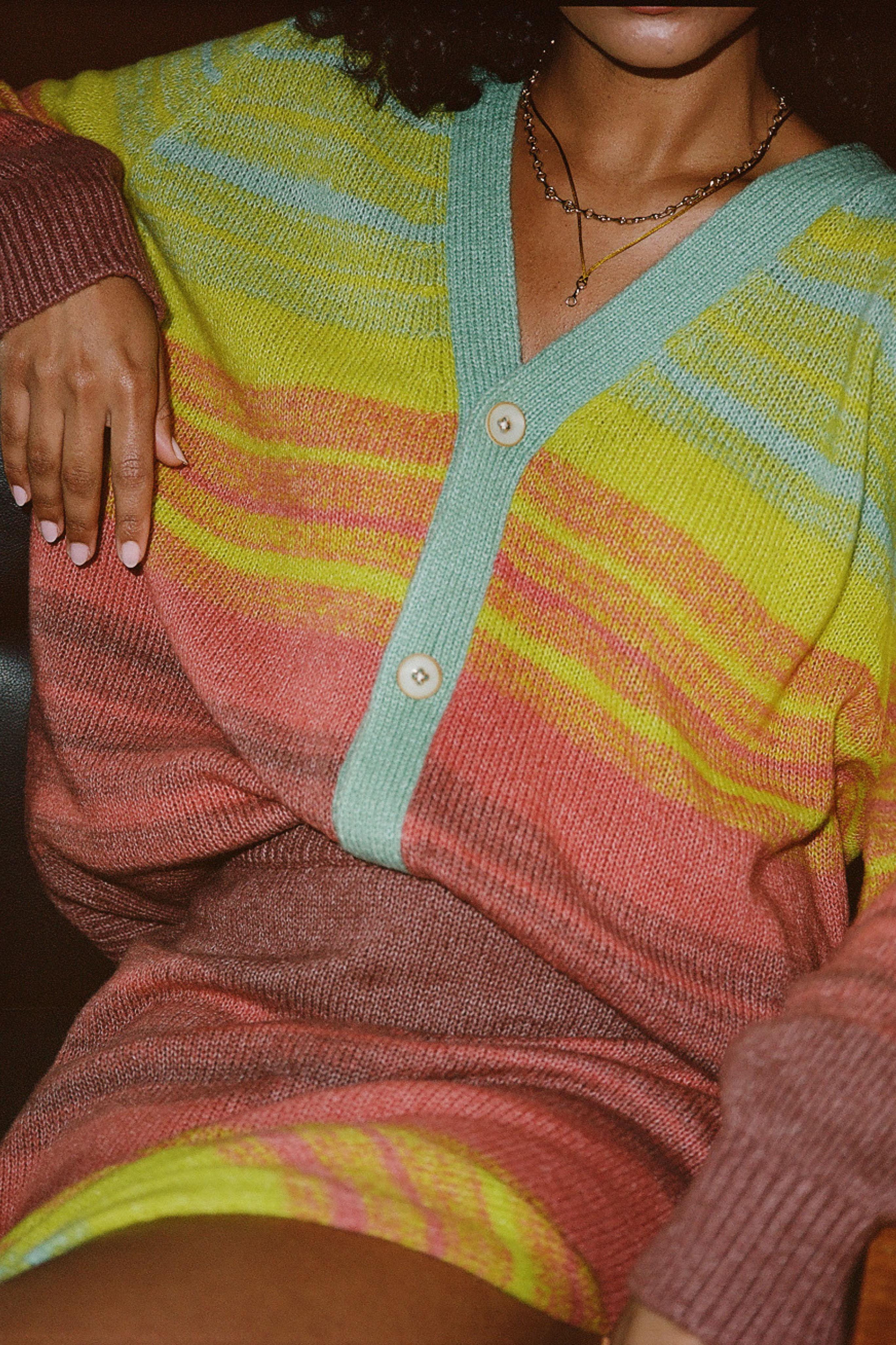 TES Nimbus Ombre Cardigan