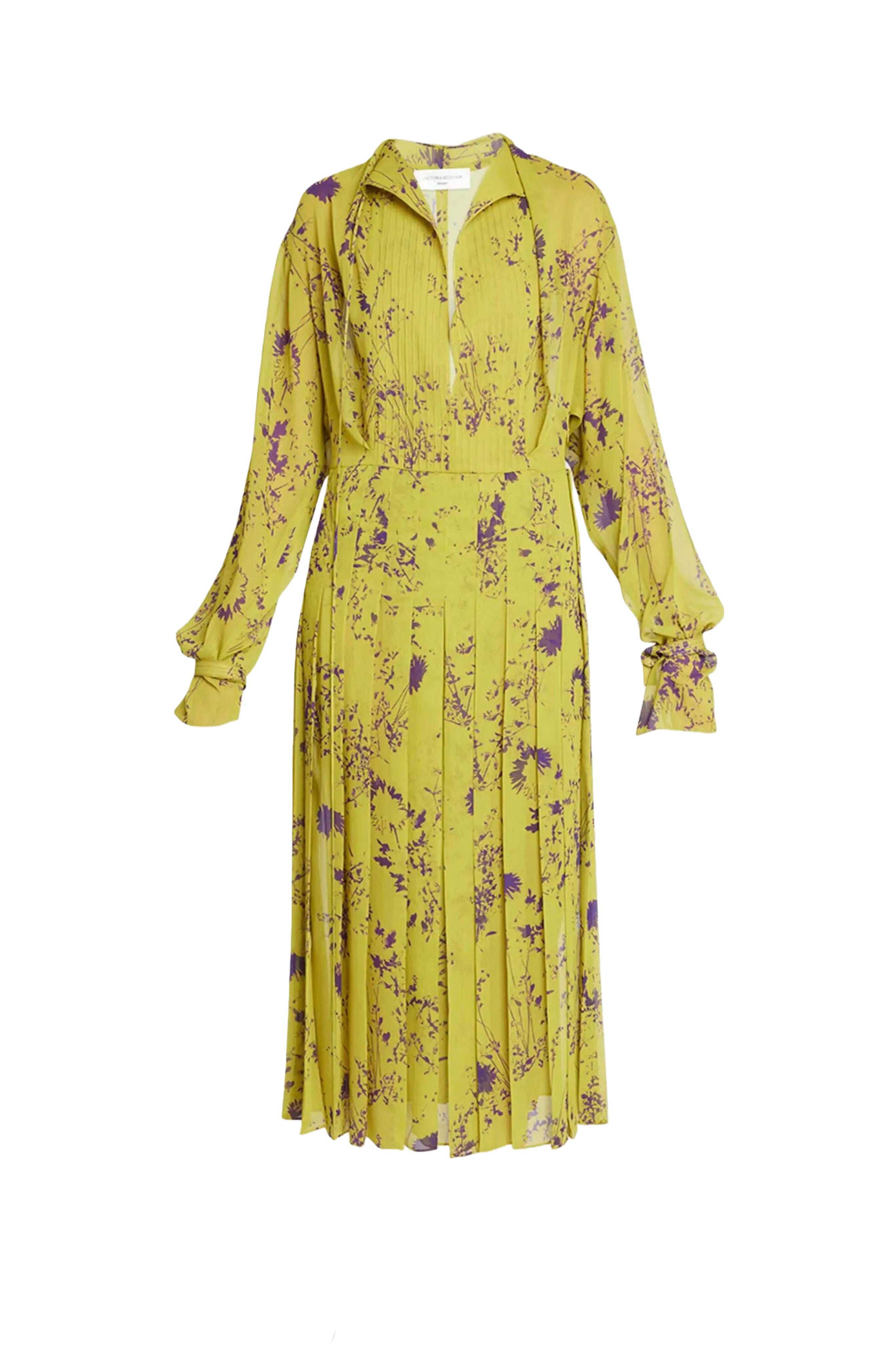 Pleated Tea Dress