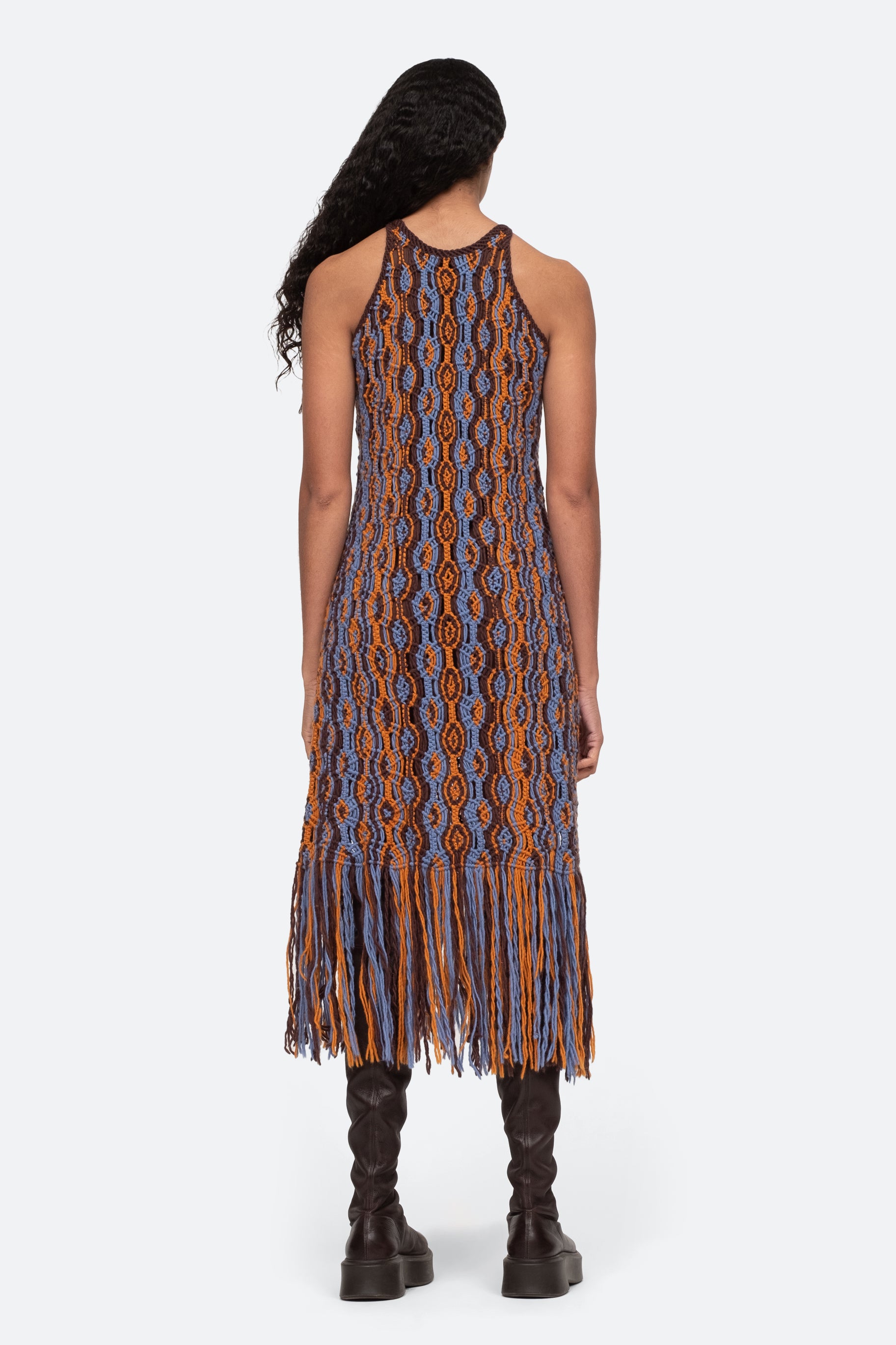 SEA Drew Macrame Dress
