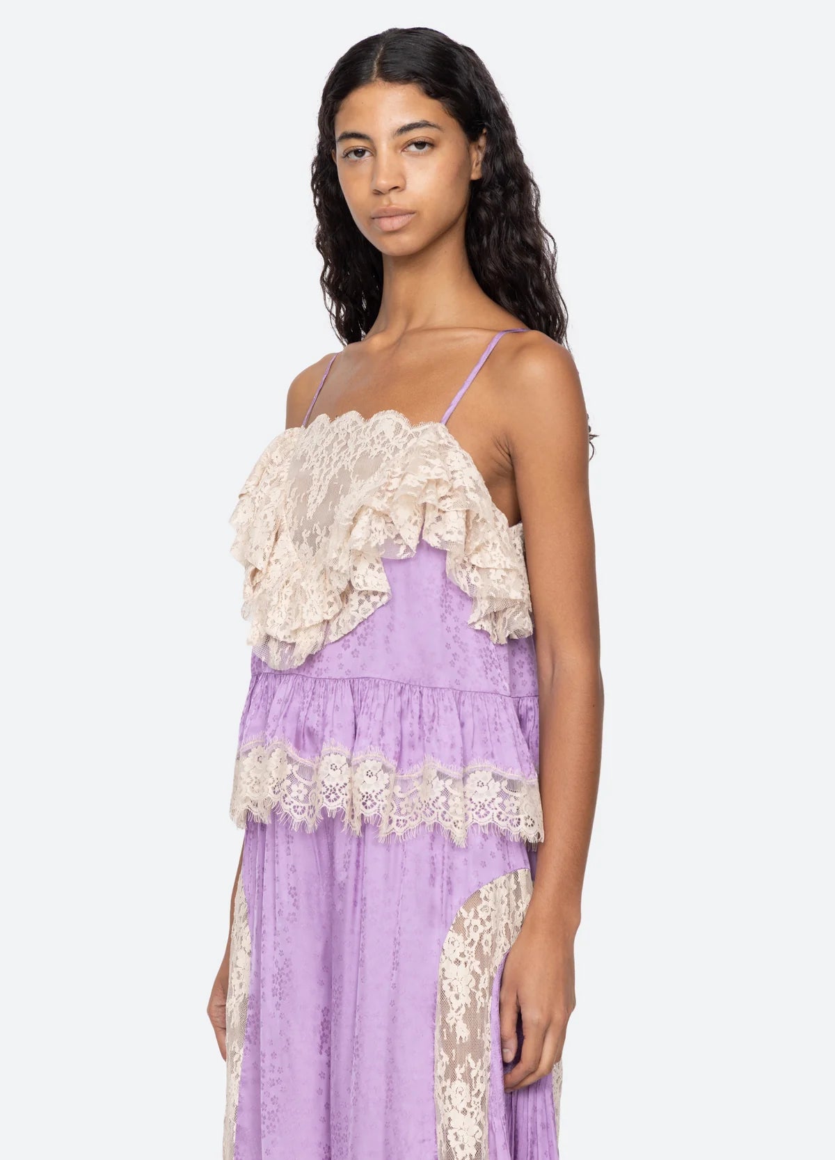 Ethel Solid Camisole Top in Lilac