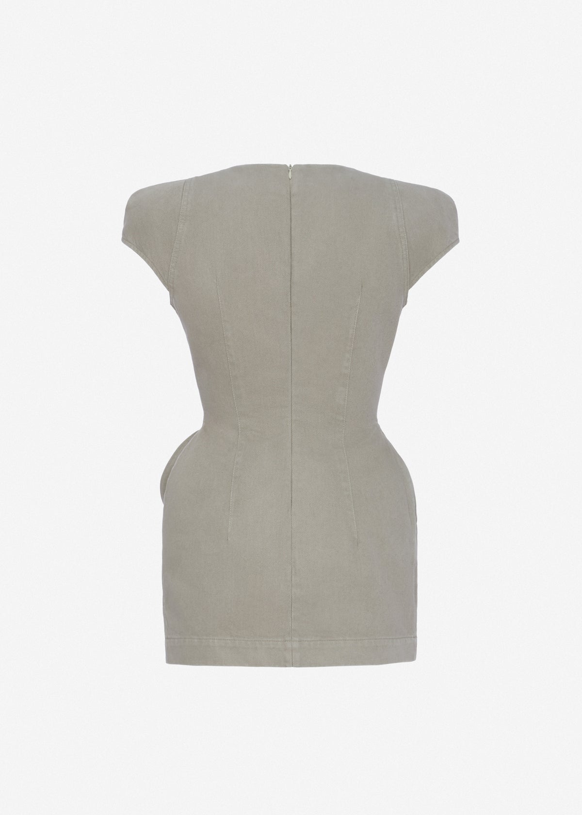 PS27 DENIM 04 DRESS BEIGE