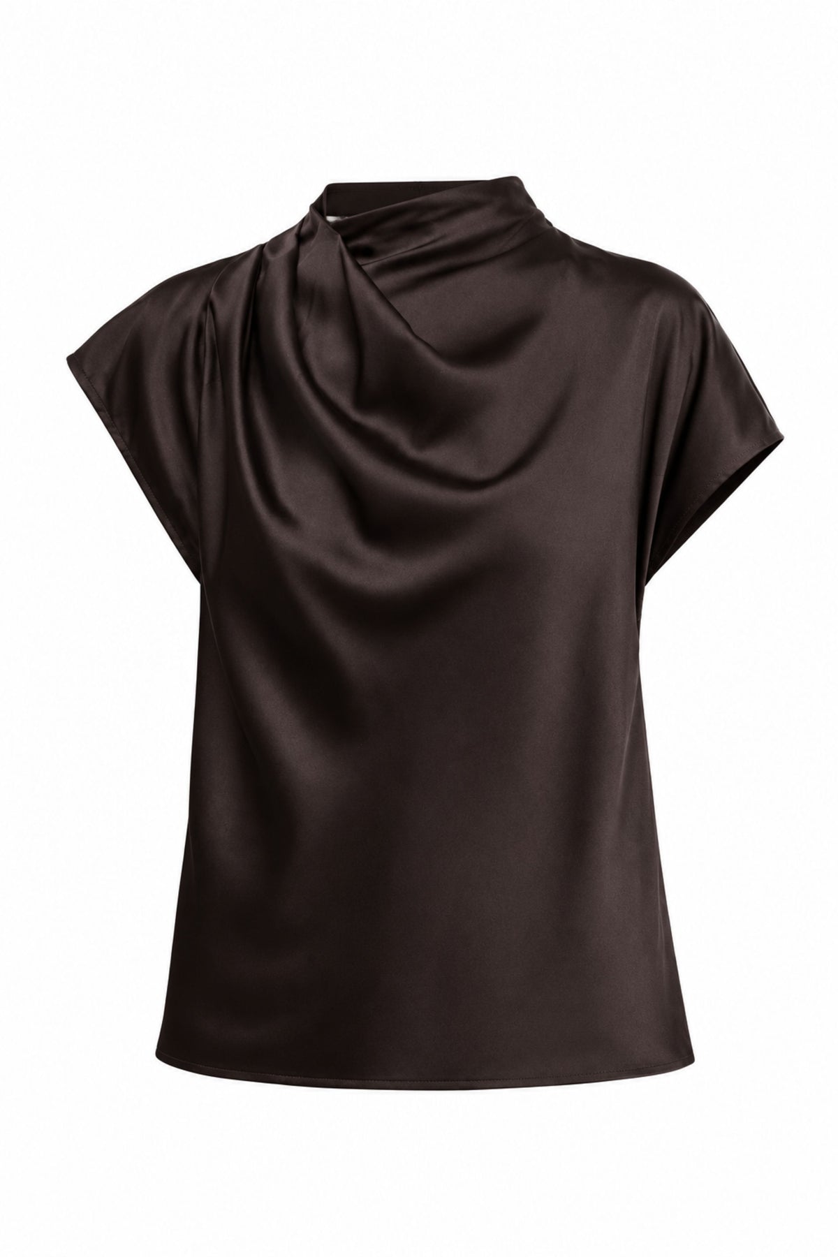 Davina Silk Top - Earth