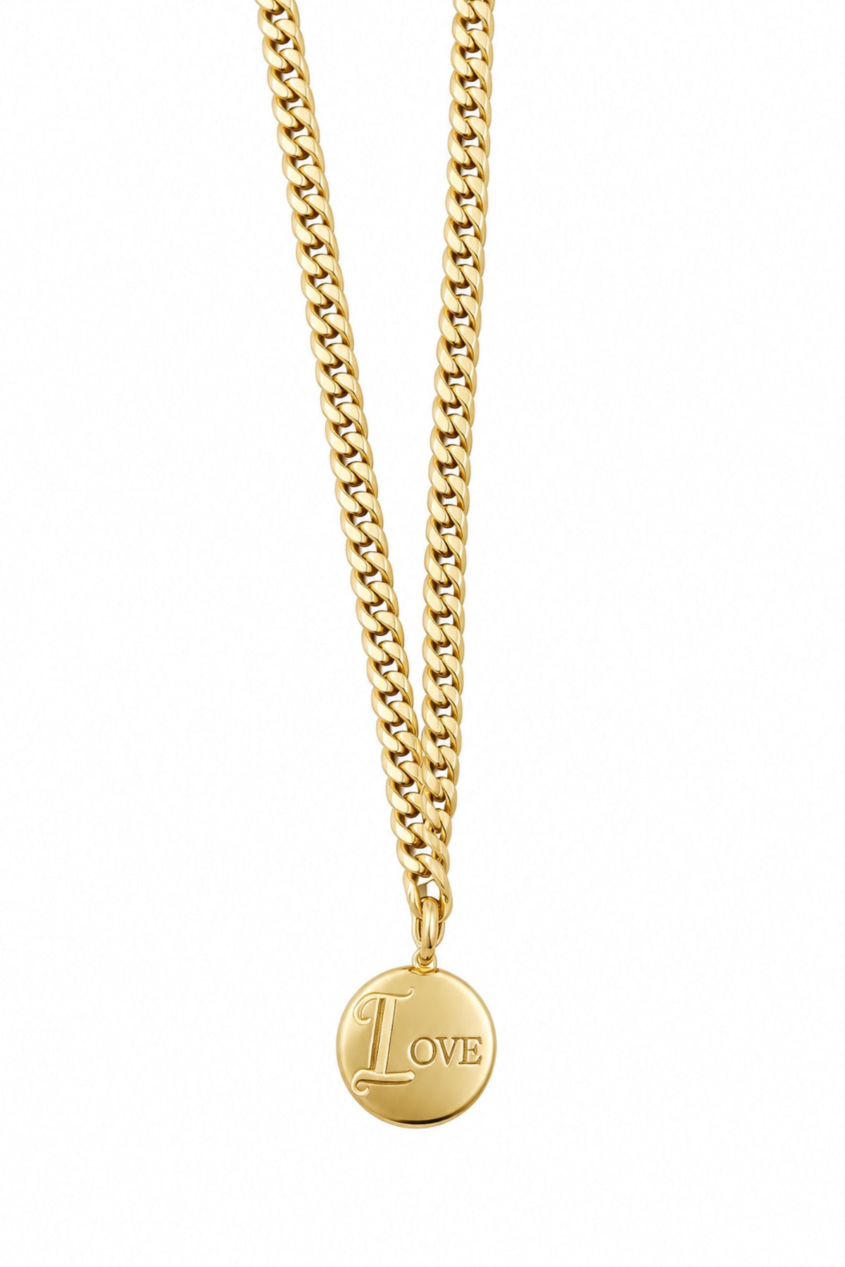 Medallion Signet Necklace - One Charm