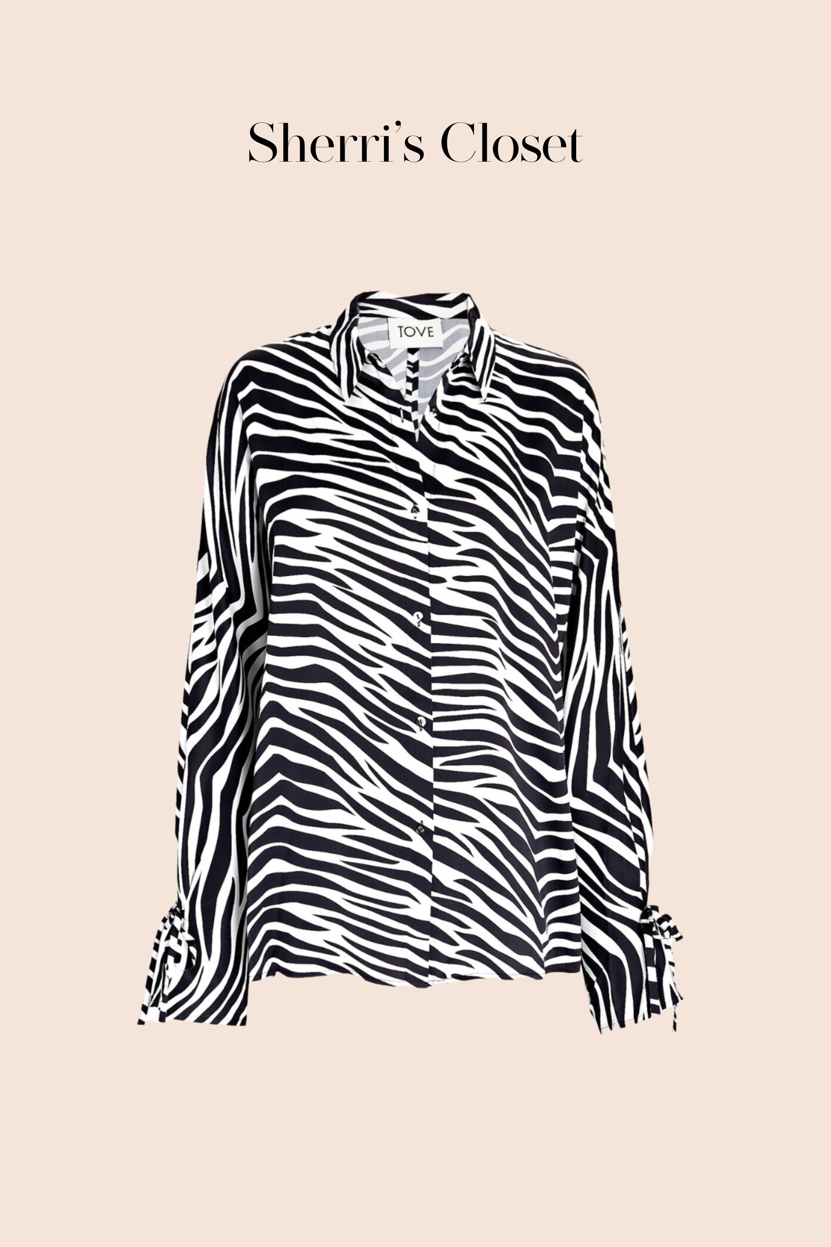 Sherri's Closet: Stevie Zebra Print Shirt