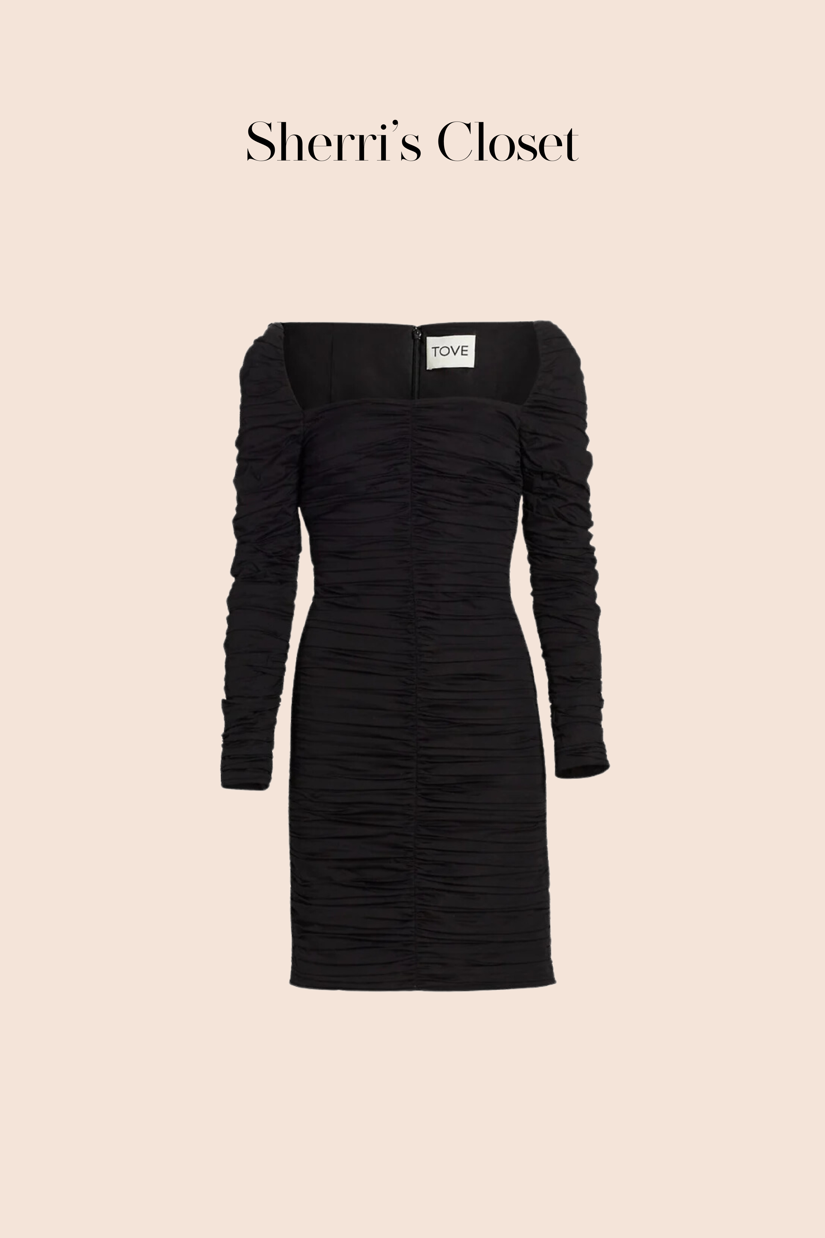 Sherri's Closet: Asha Ruched Mini Dress