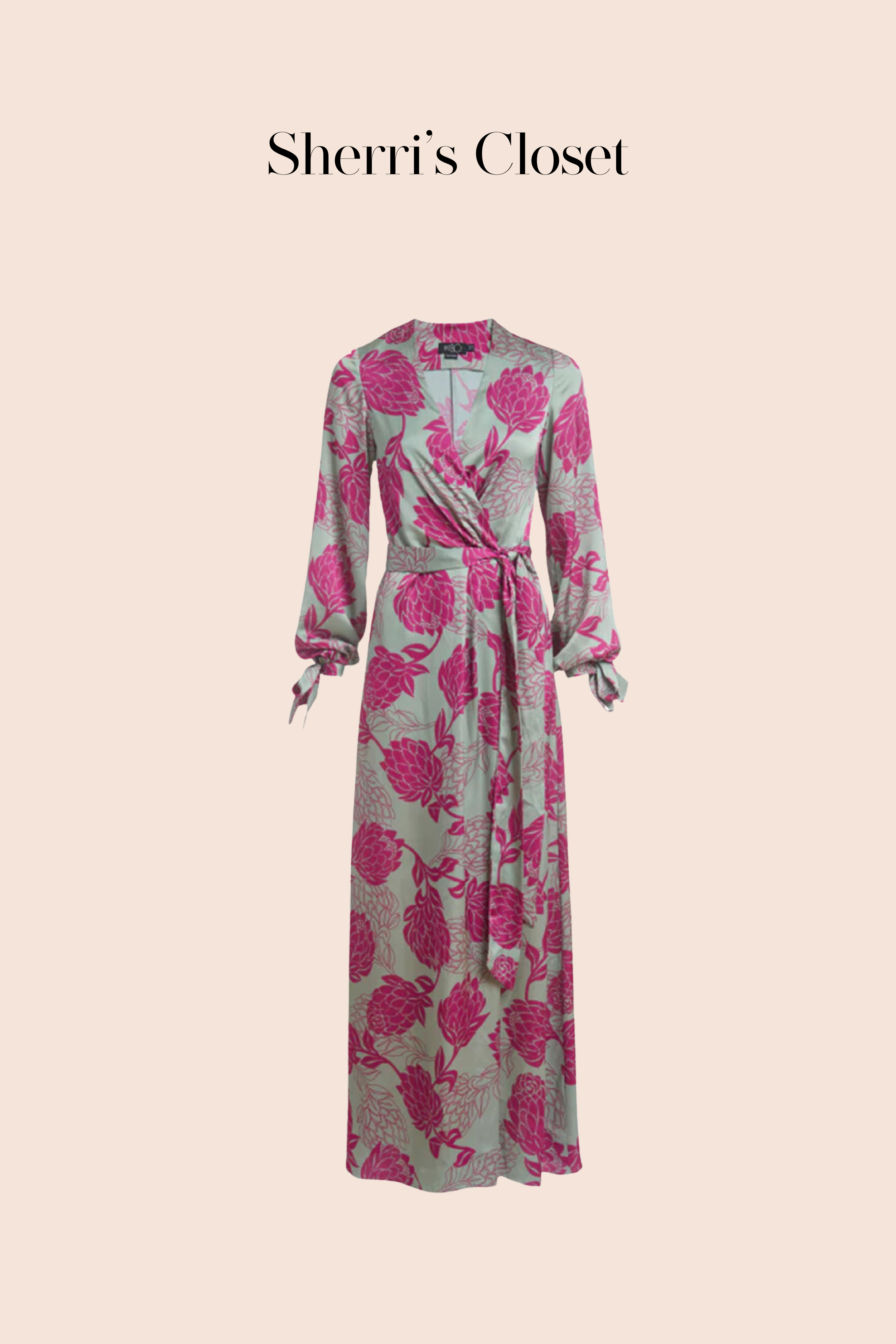Sherri's Closet: Floral Wrap Dress