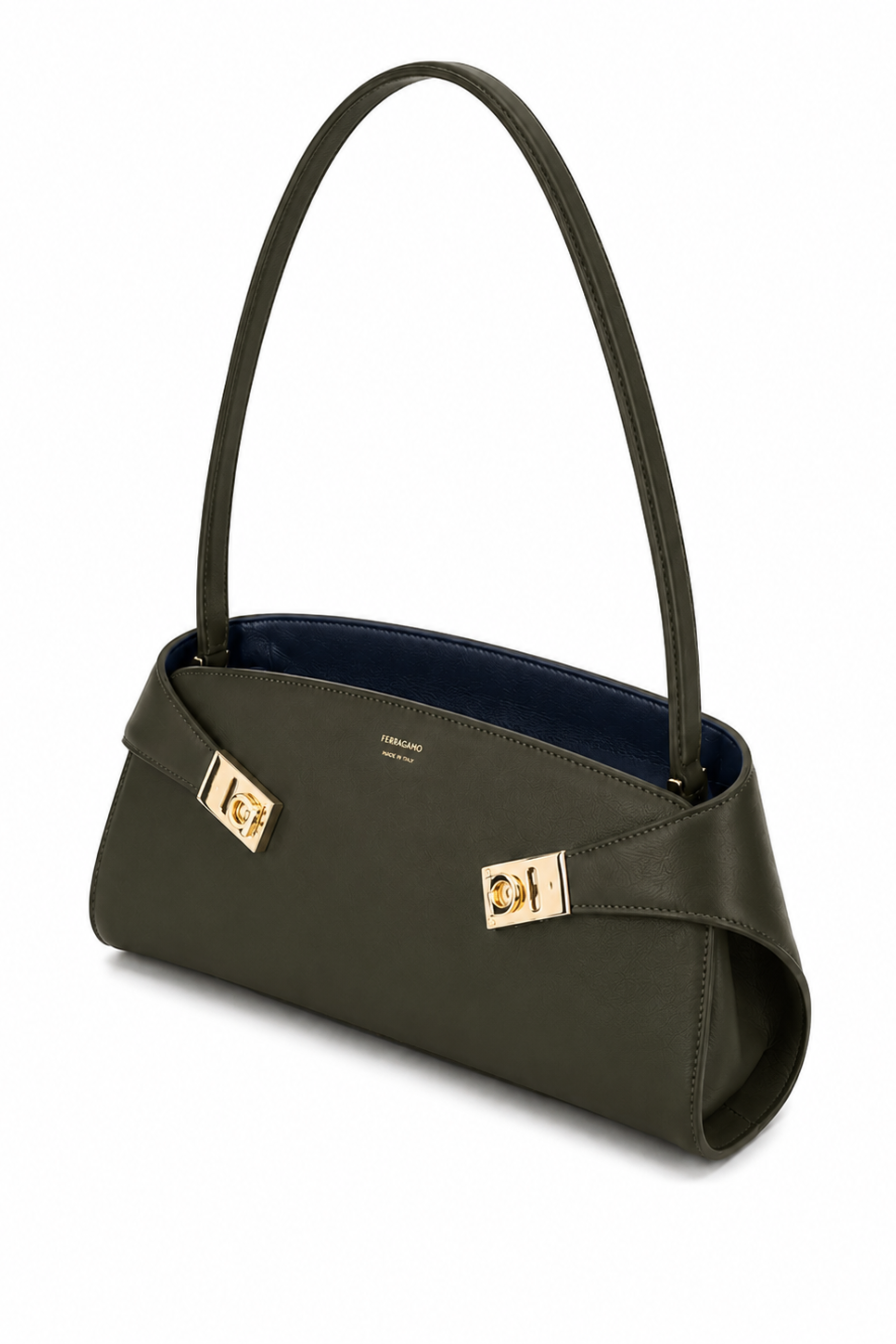 Hug Handbag - Olive/Navy
