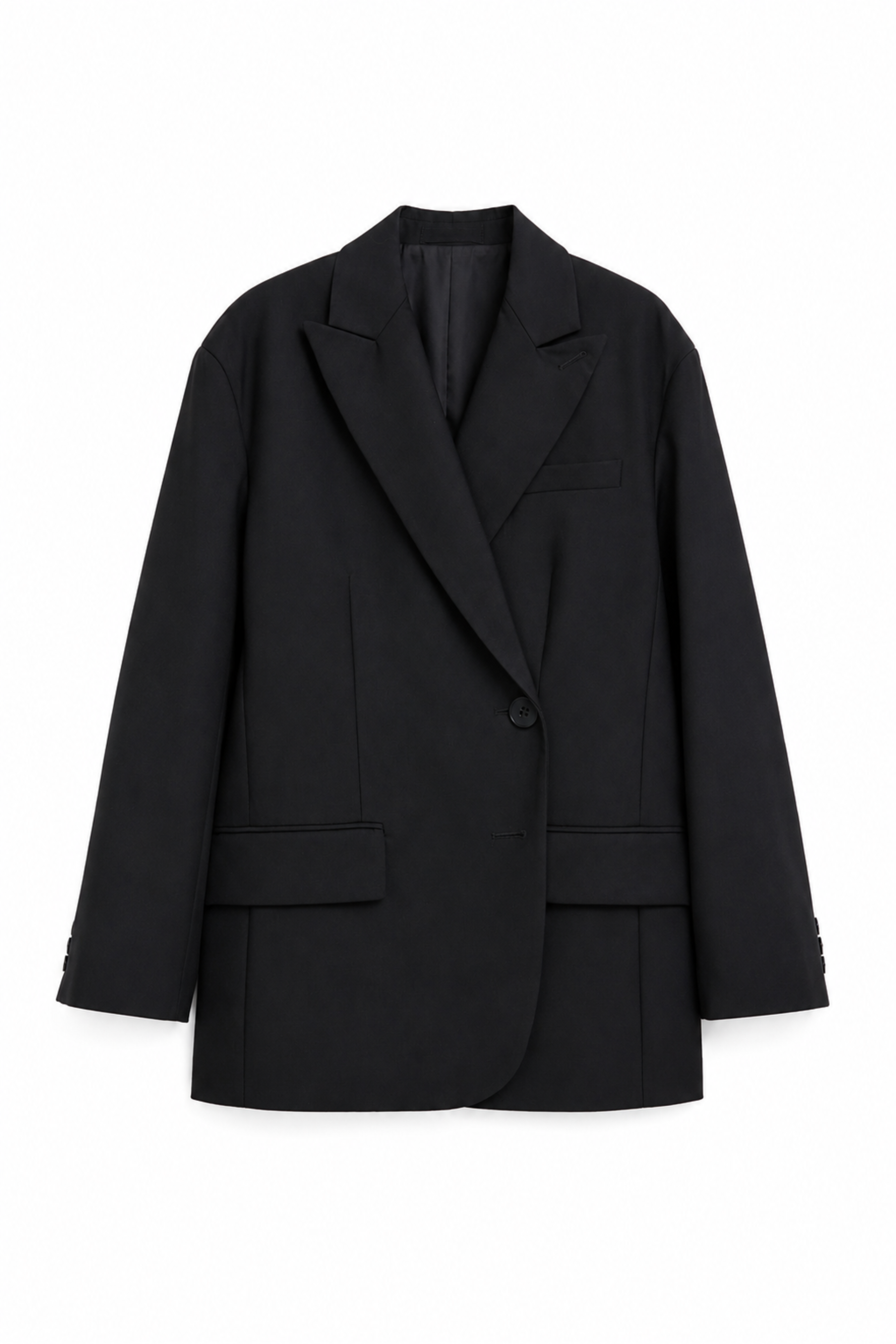 Tropical Wool Liam Blazer - Black