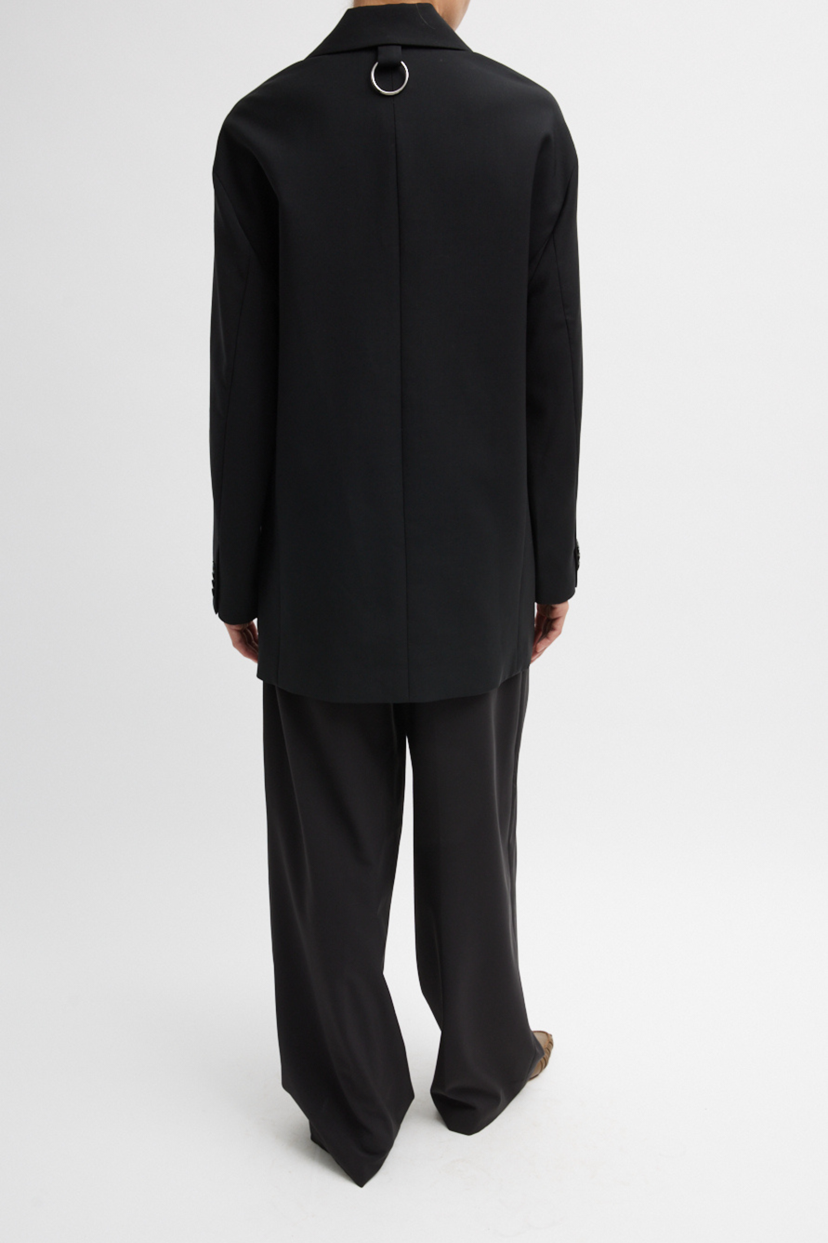 Tropical Wool Liam Blazer - Black