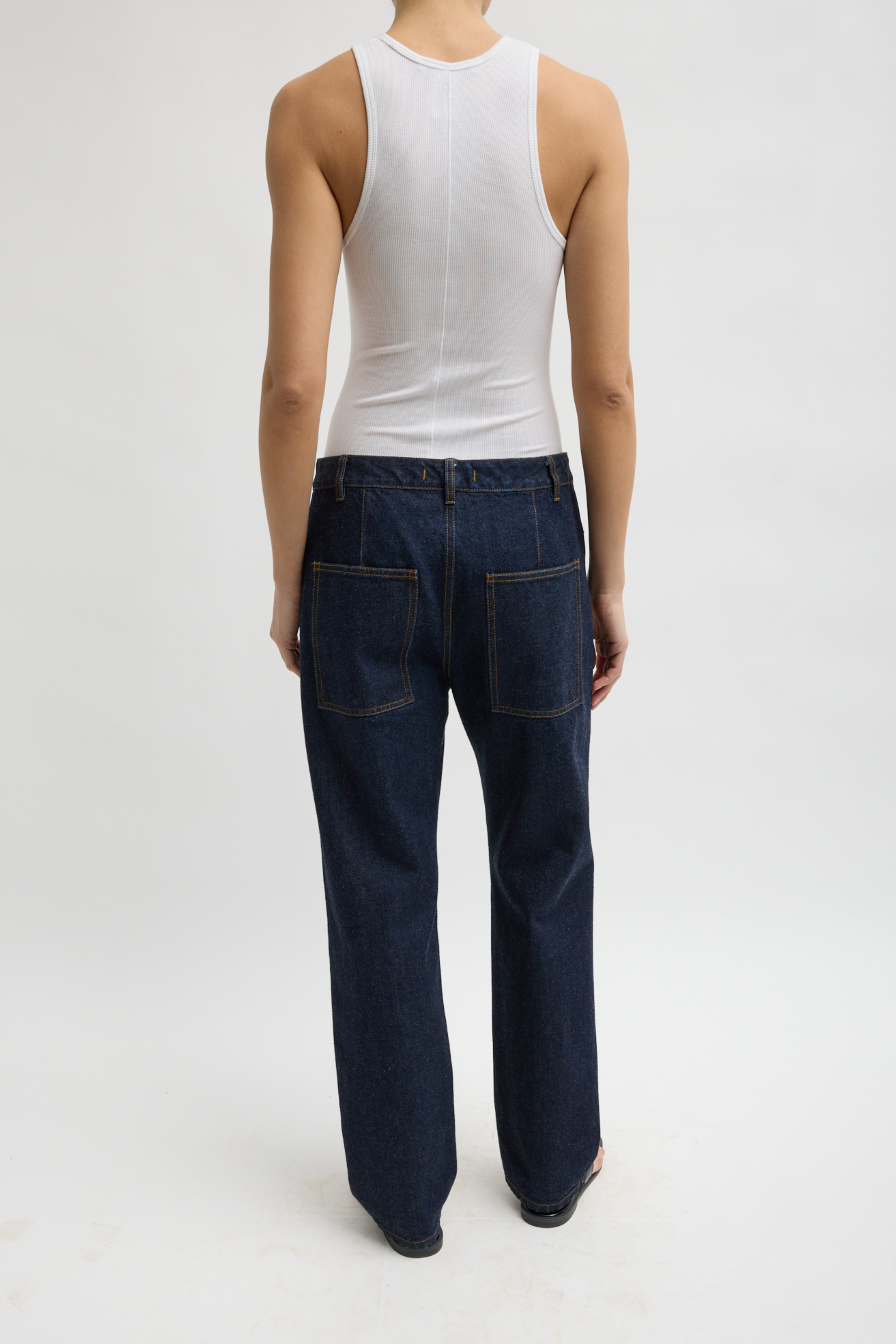 Selvedge Denim 5 Pocket Alec Jean - Dark Denim