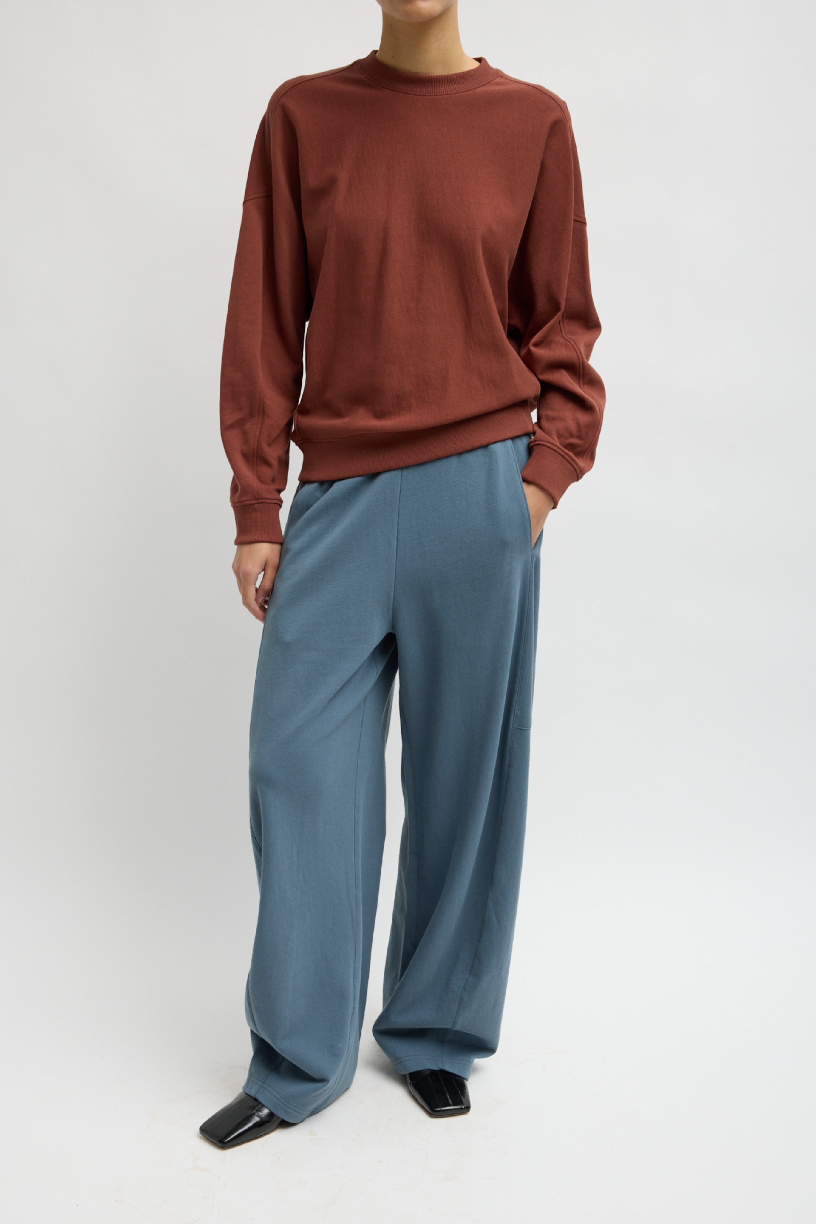 Light Weight Sweatshirting Winslow Pant - Blue Grey