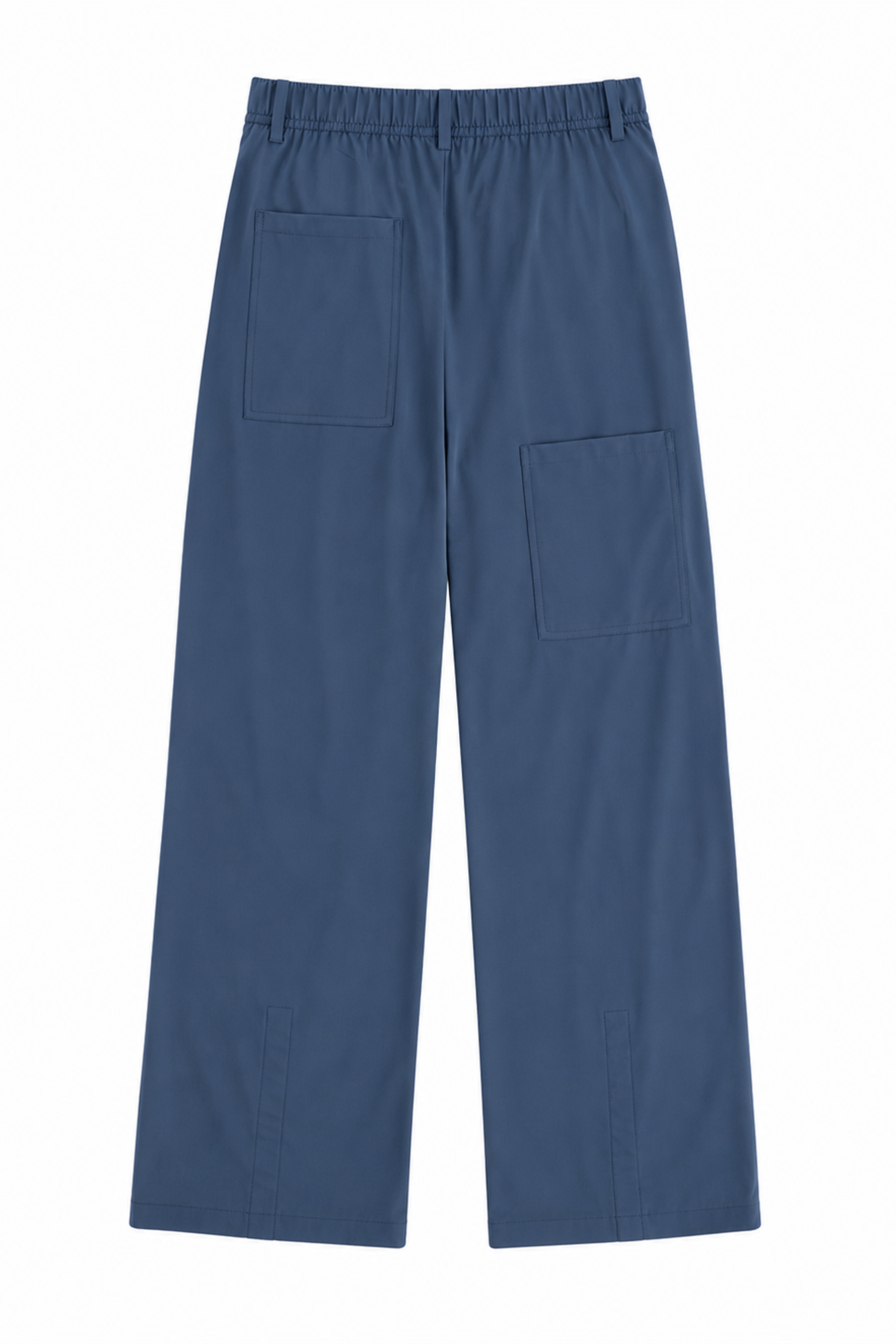 Tropical Wool Charles Trouser - Blue Fog