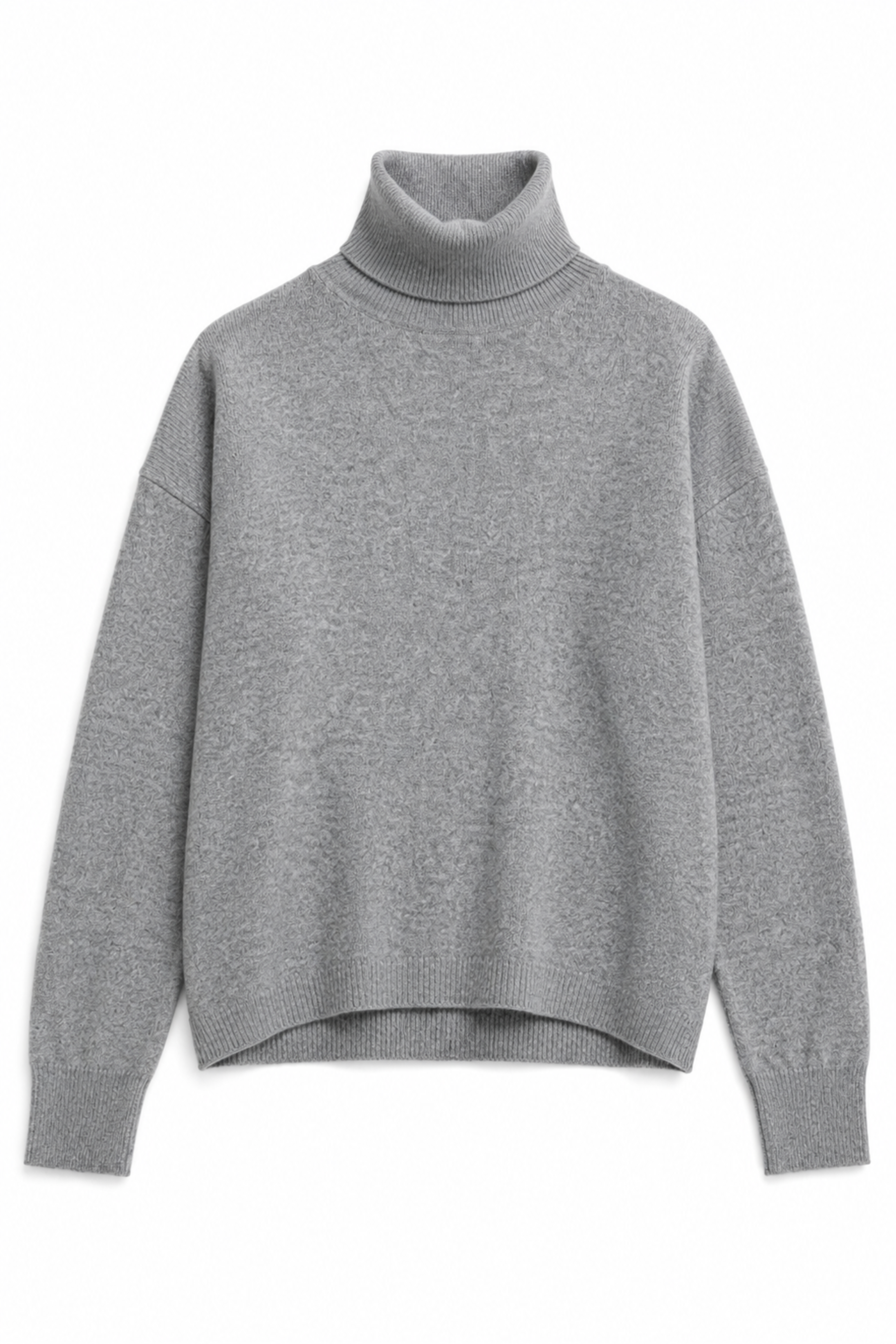 Washable Cashmere Tneck Sweater