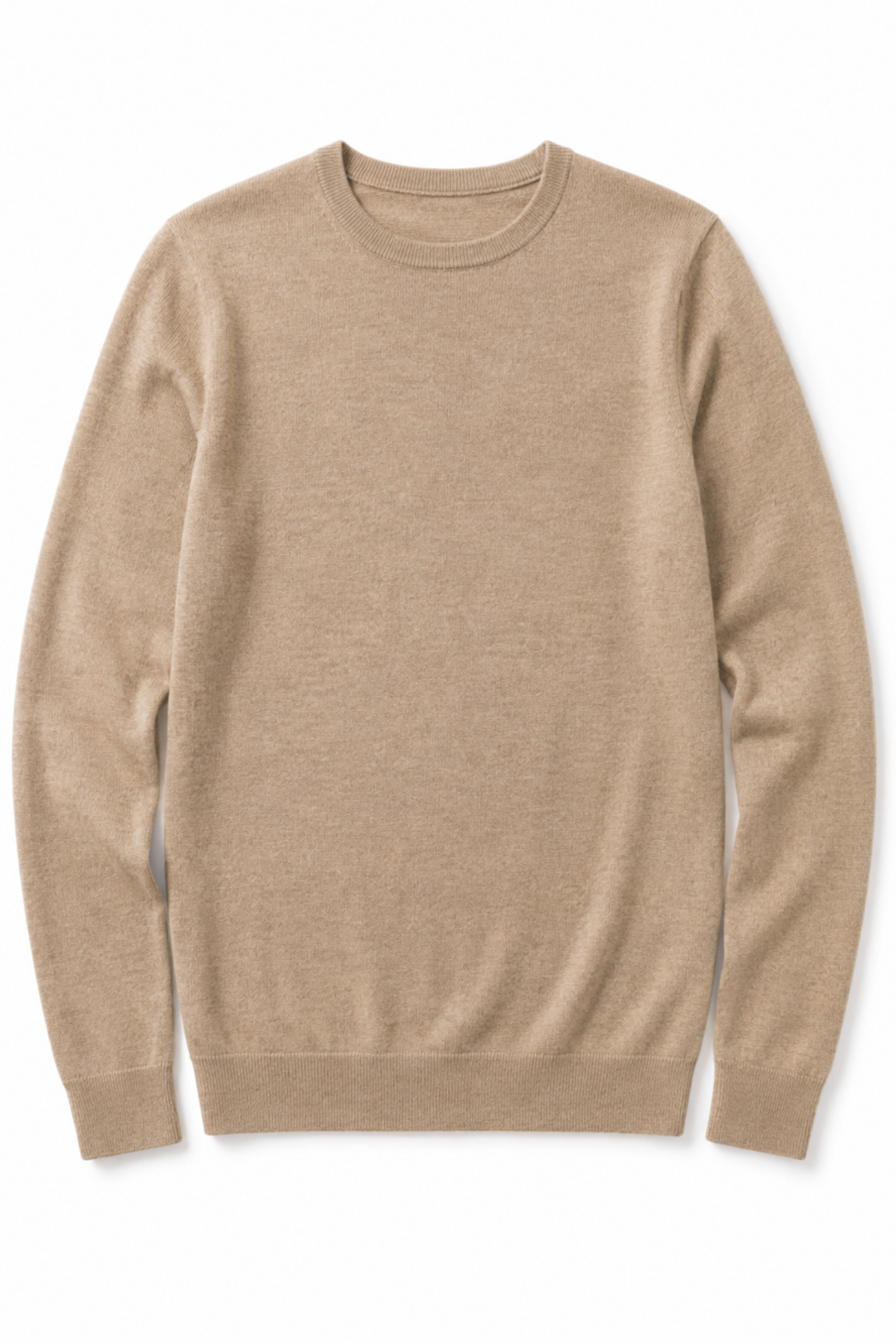 Tissue Cashmere Crewneck Pullover - Oatmeal