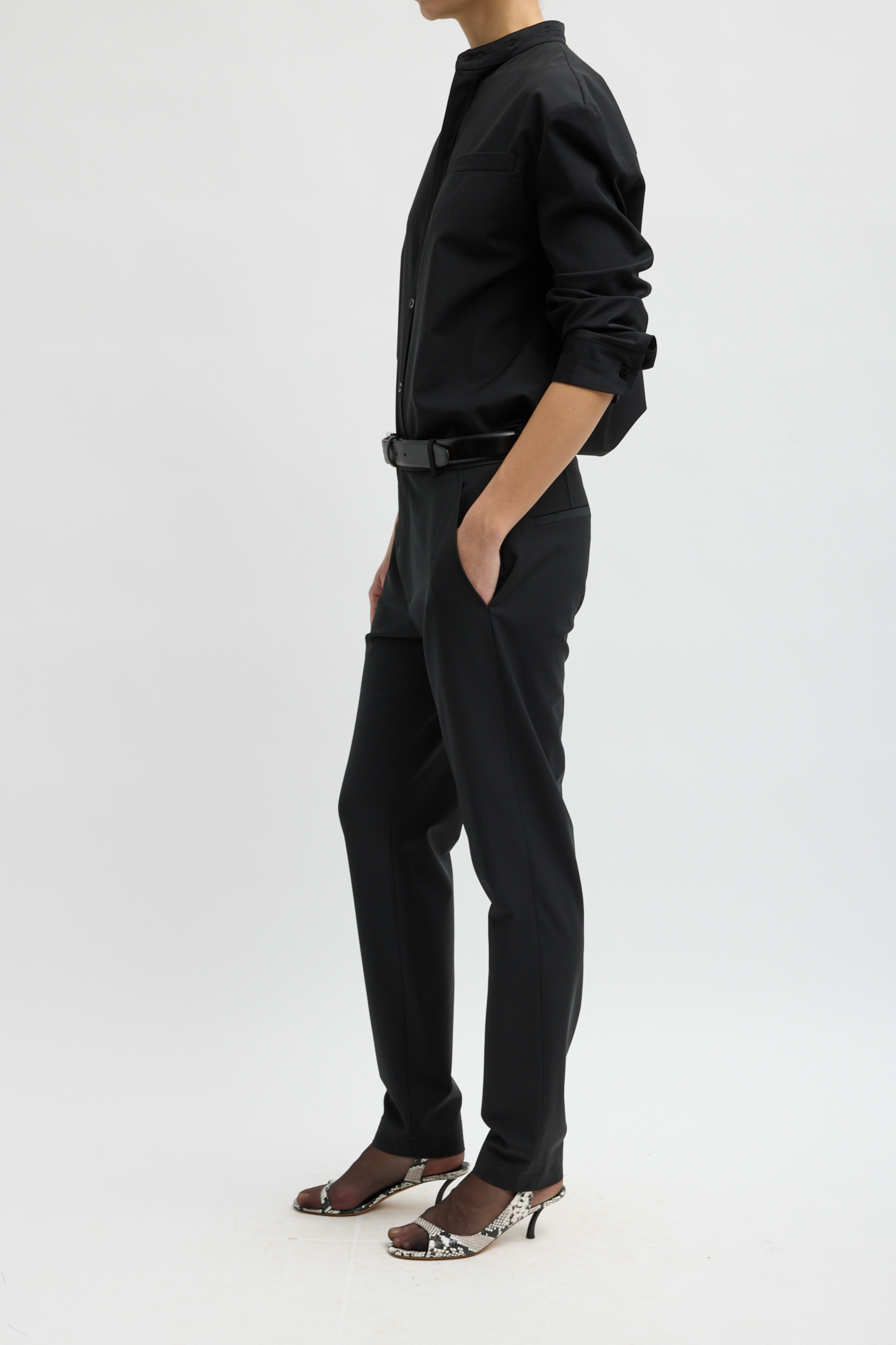 Recycled Tropical Wool Marcus Slim Trouser