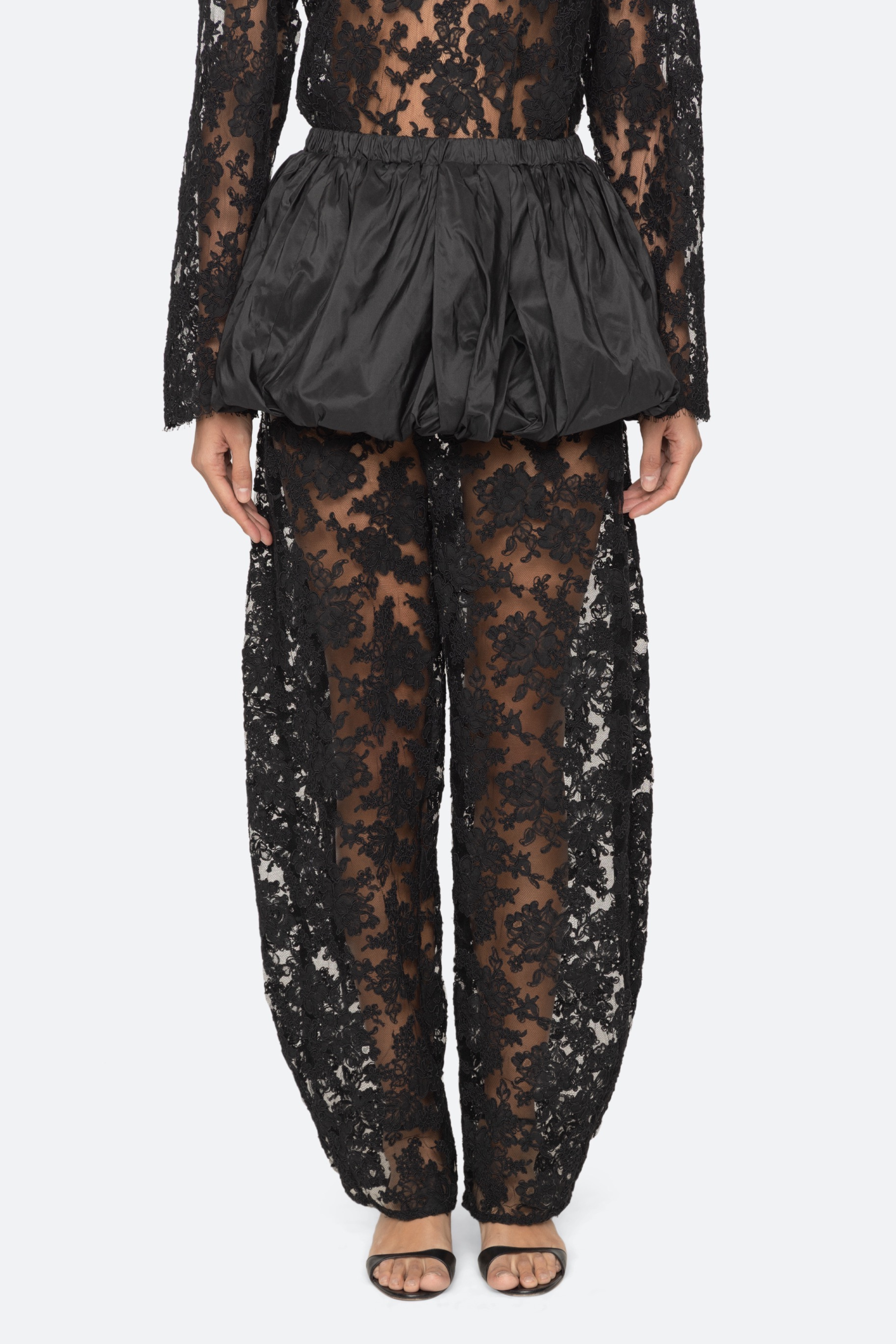 Kirra Lace Pants W/ Bubble Skirt