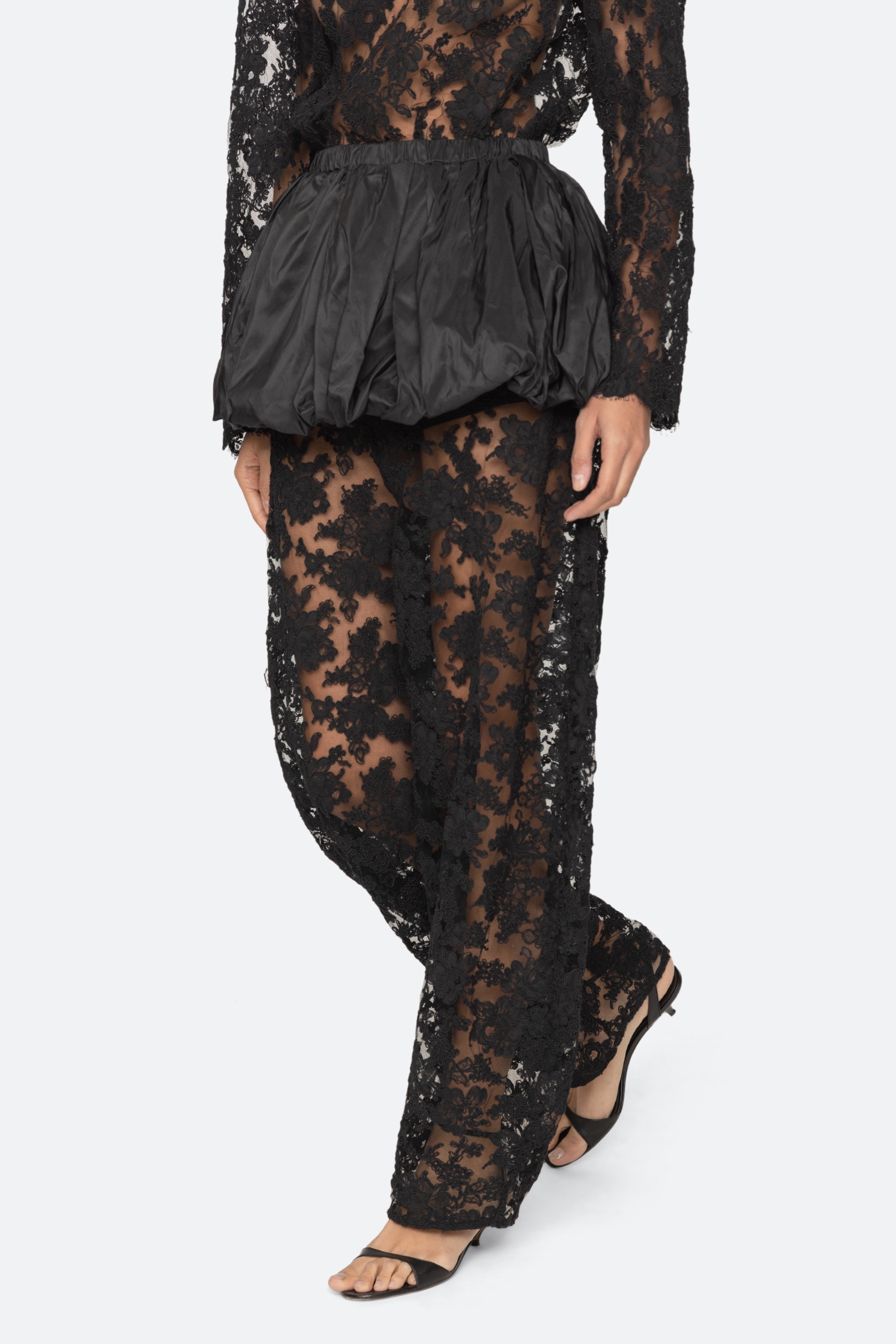 Kirra Lace Pants W/ Bubble Skirt