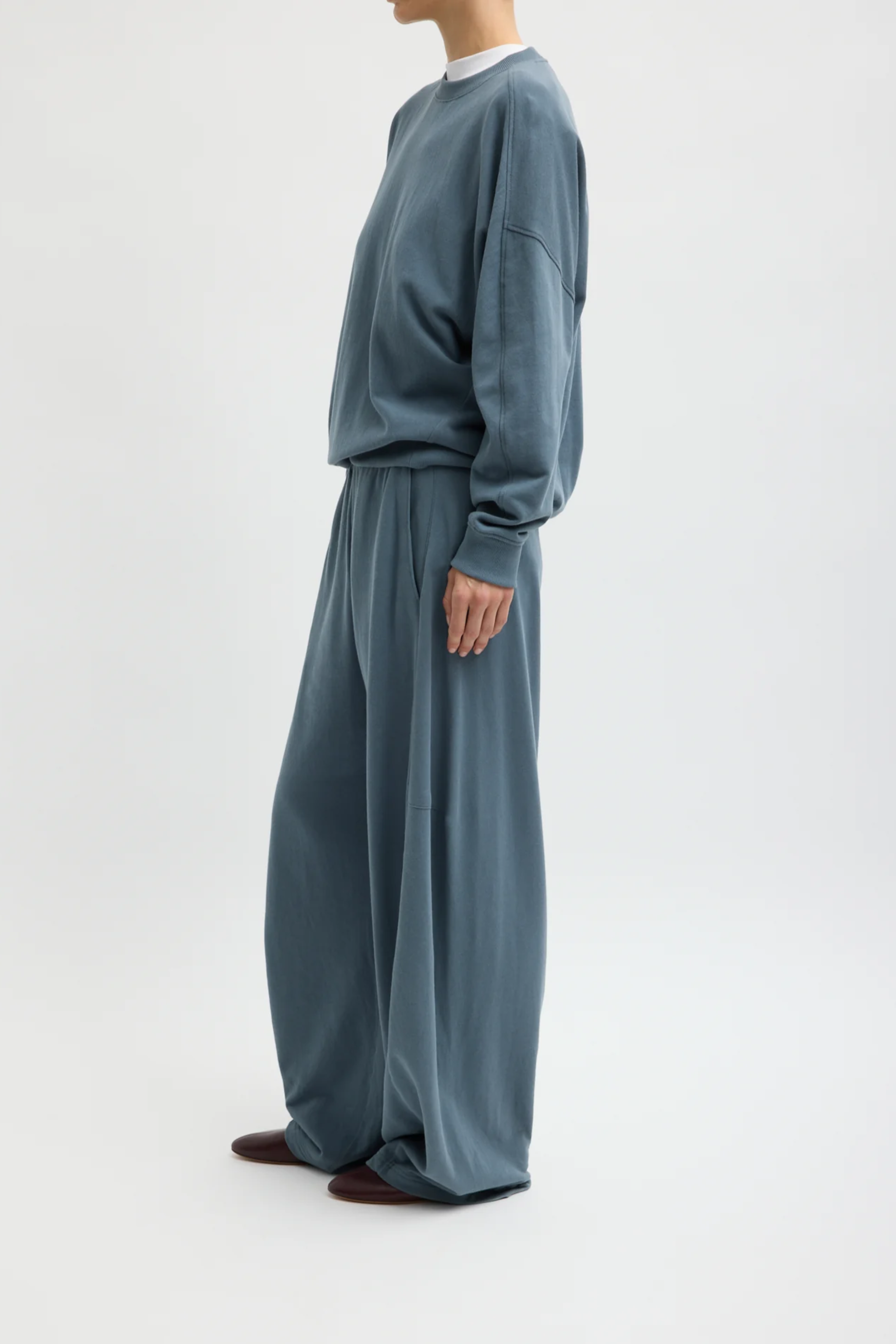 Light Weight Sweatshirting Winslow Pant - Blue Grey