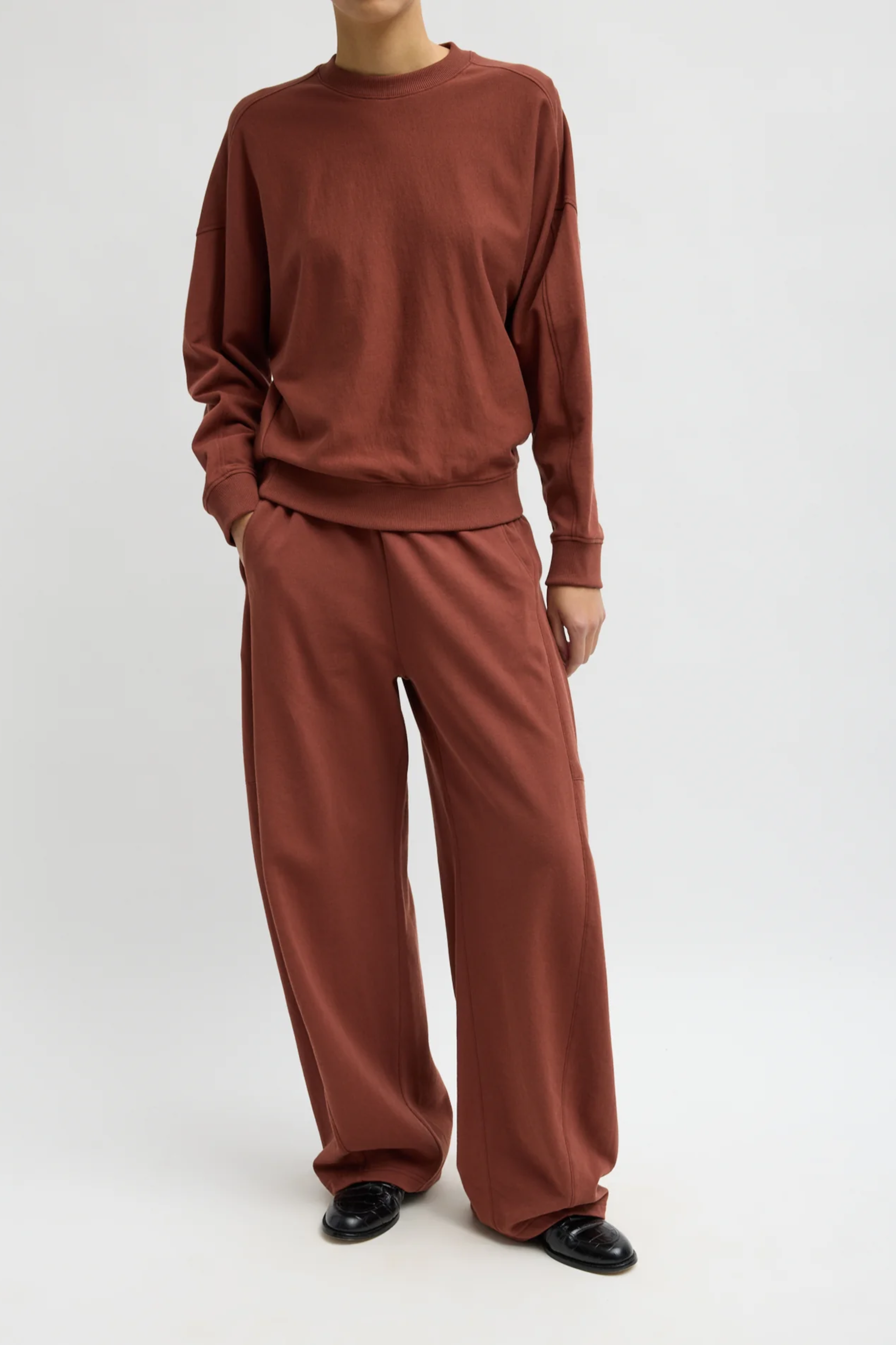Light Weight Sweatshirting Winslow Pant - Red Clay