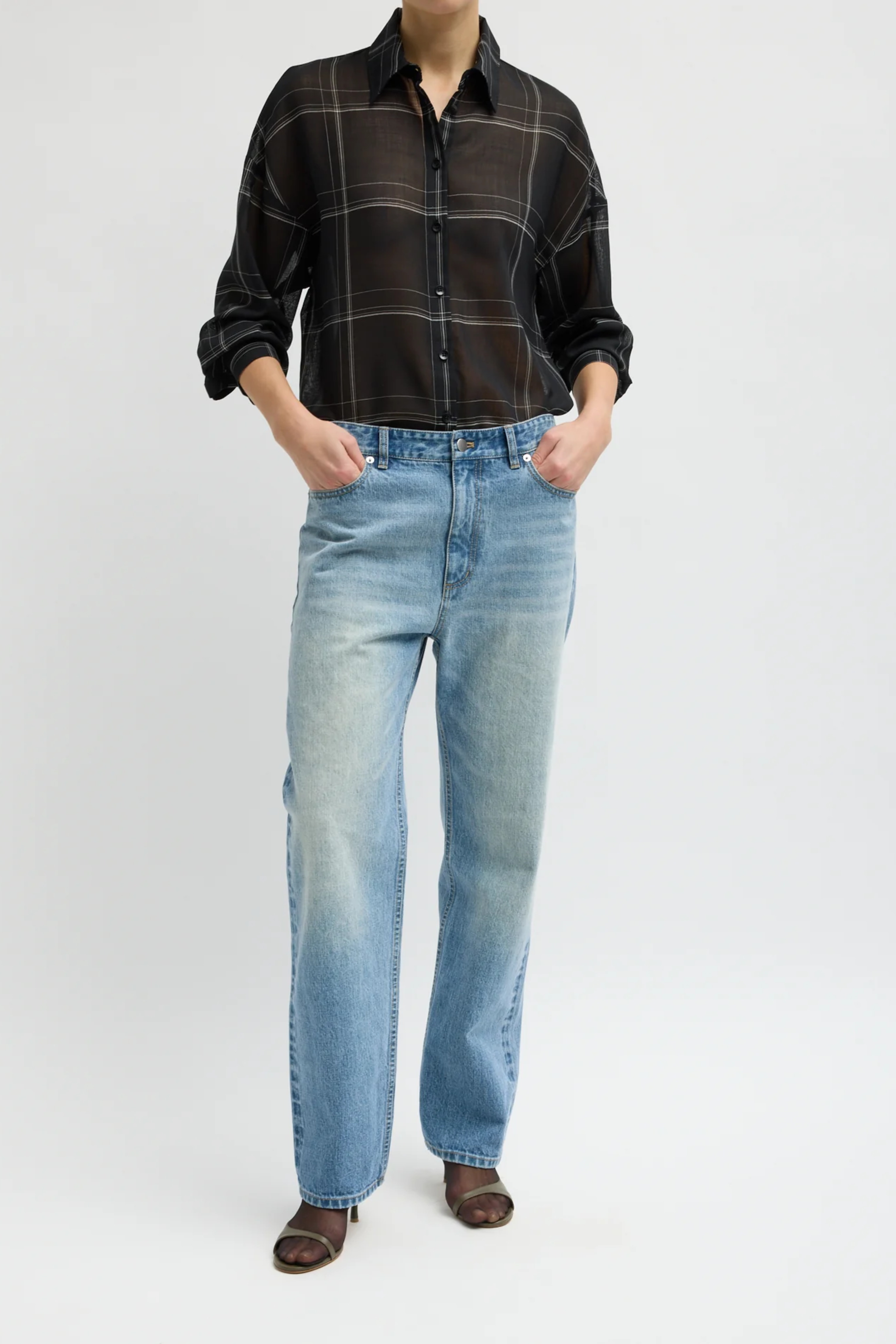 Selvedge Denim 5 Pocket Alec Jean - Classic Wash