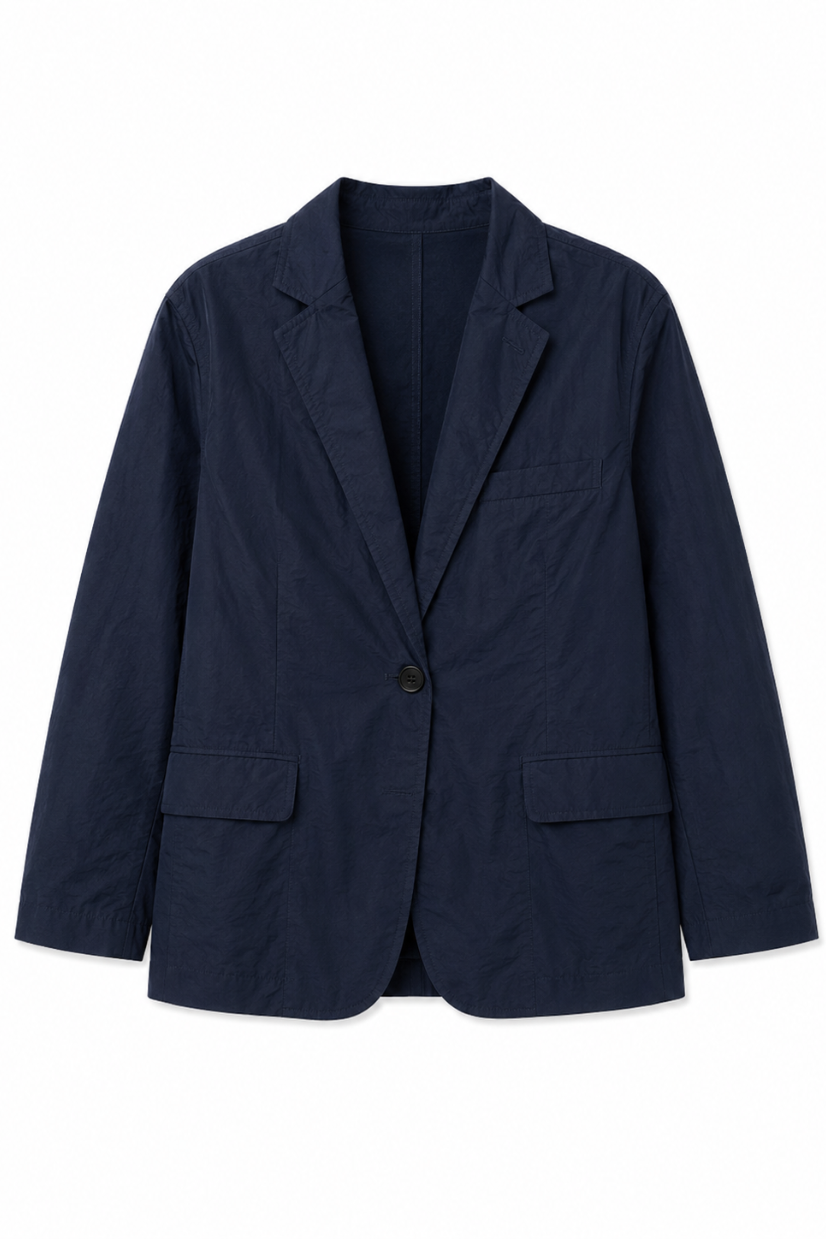 Crispy Nylon Liam Blazer - Navy