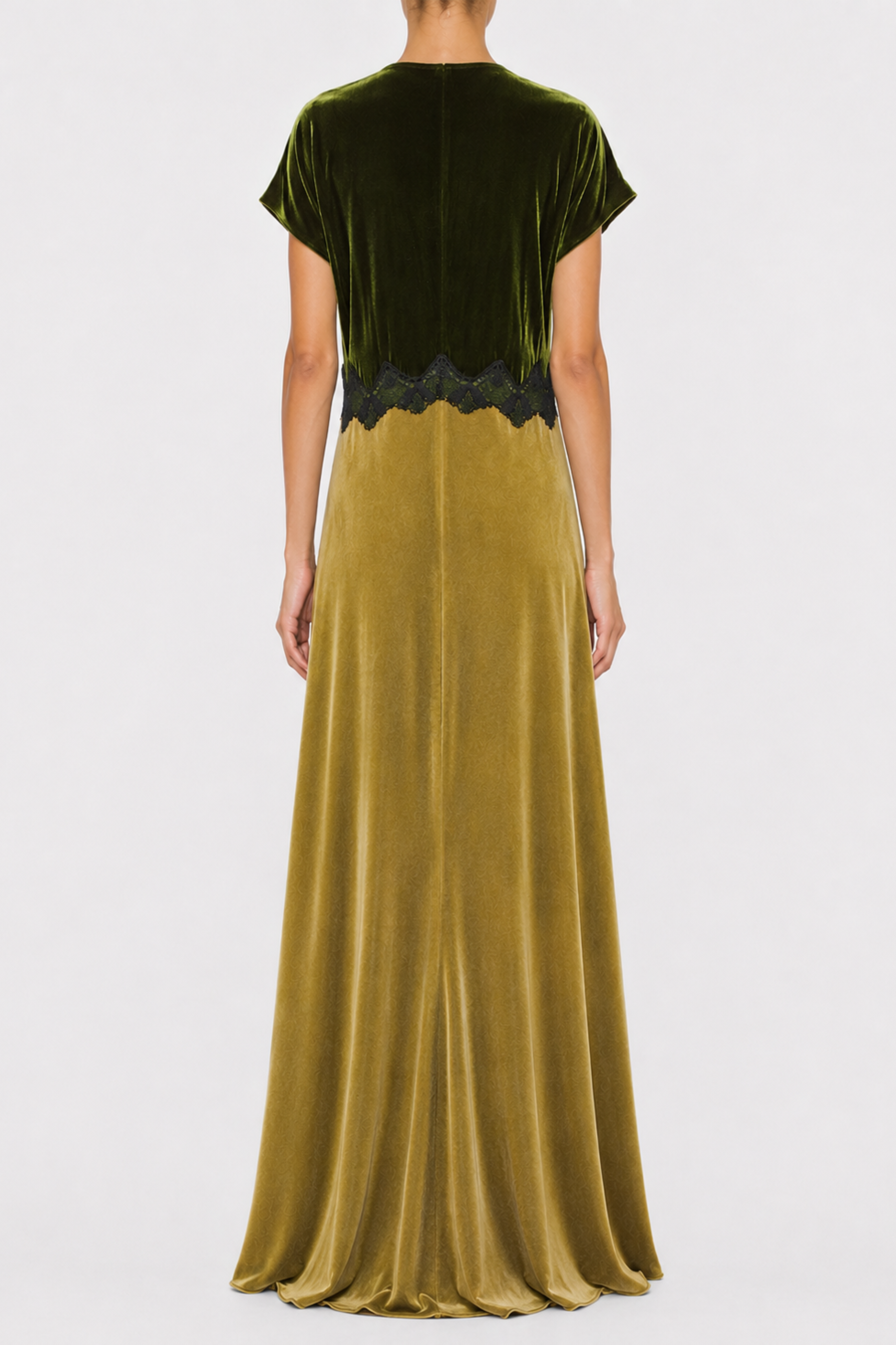 Dress with lace detail