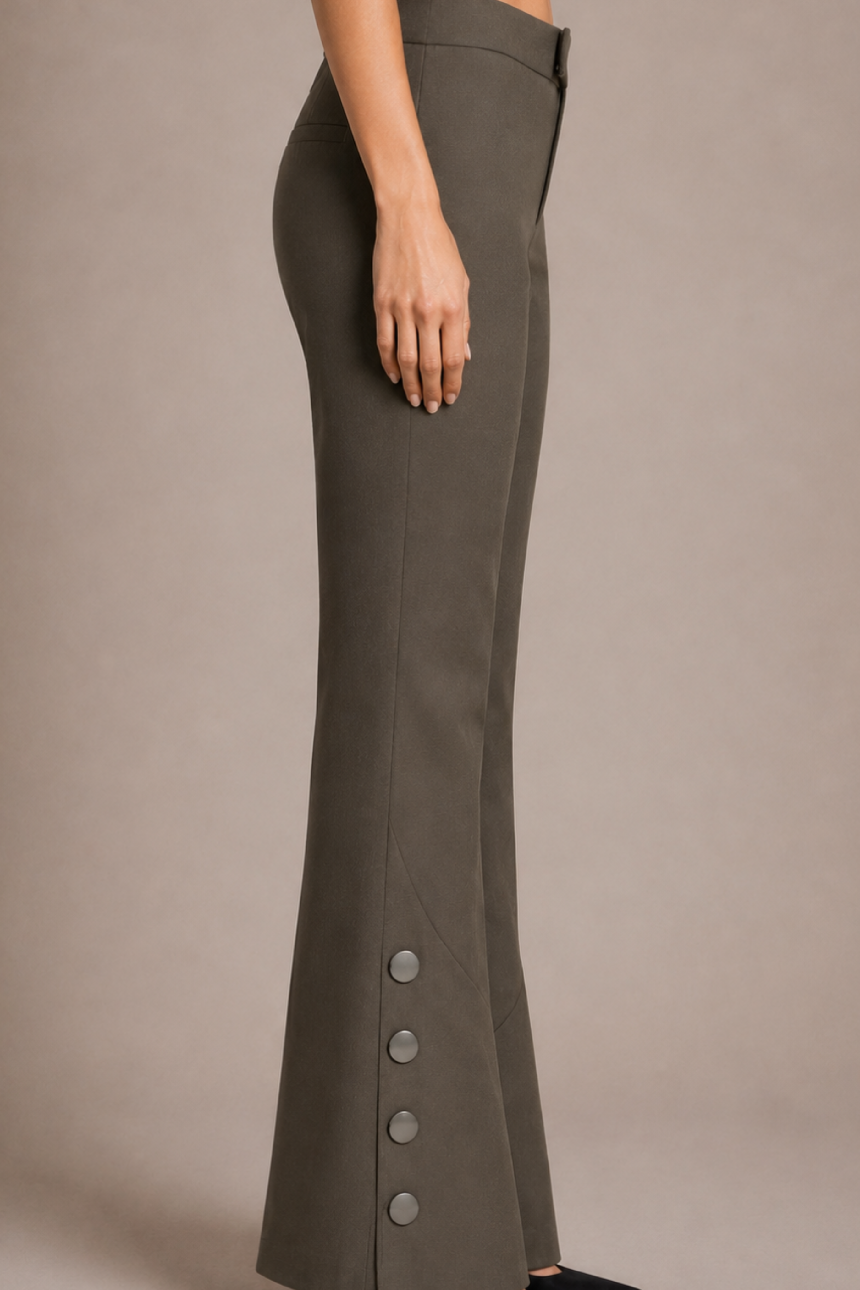 Althea Pant in Bi-Stretch Double Wool