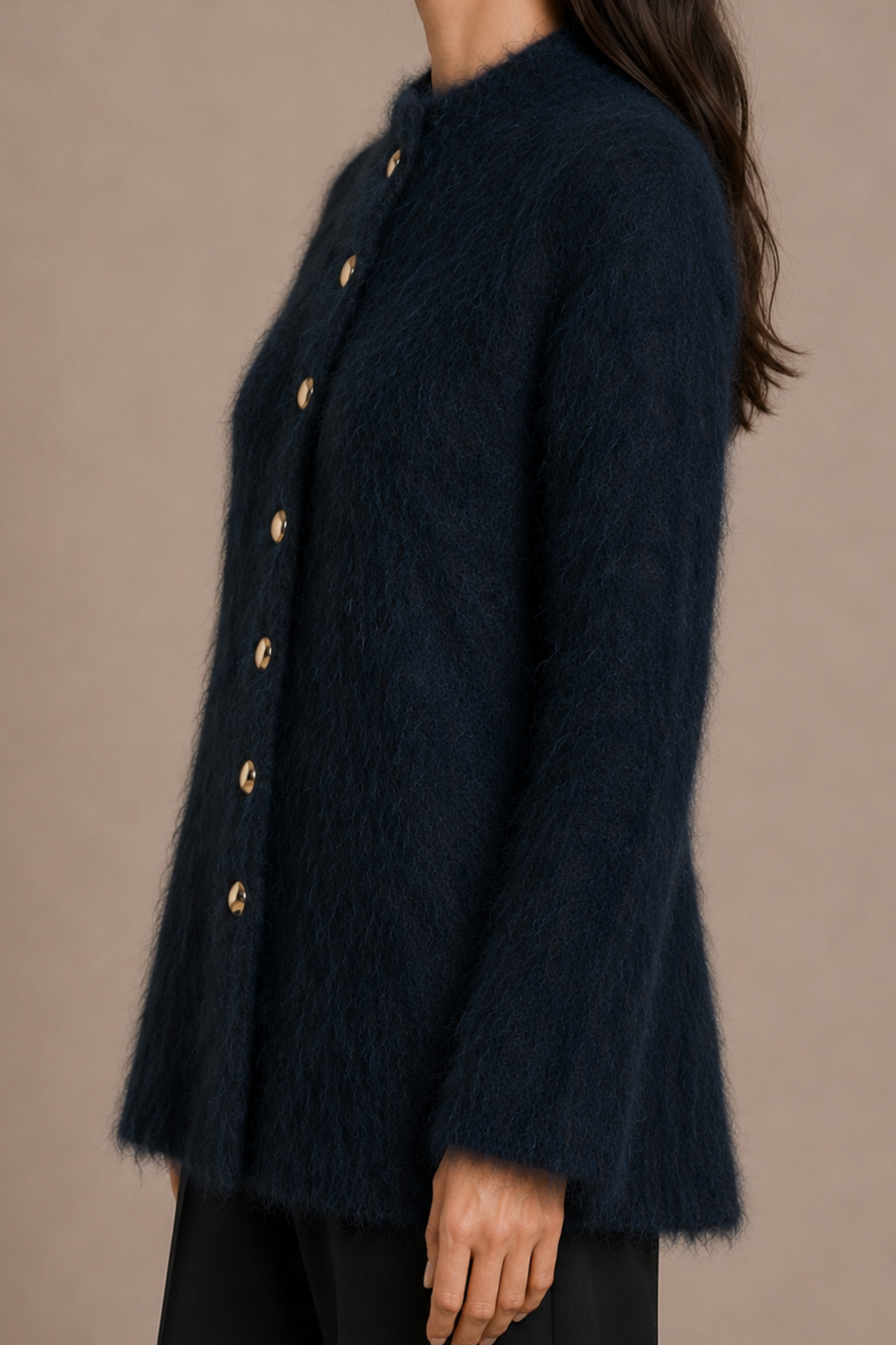 Aniza Cardigan in Brushed Mohair
