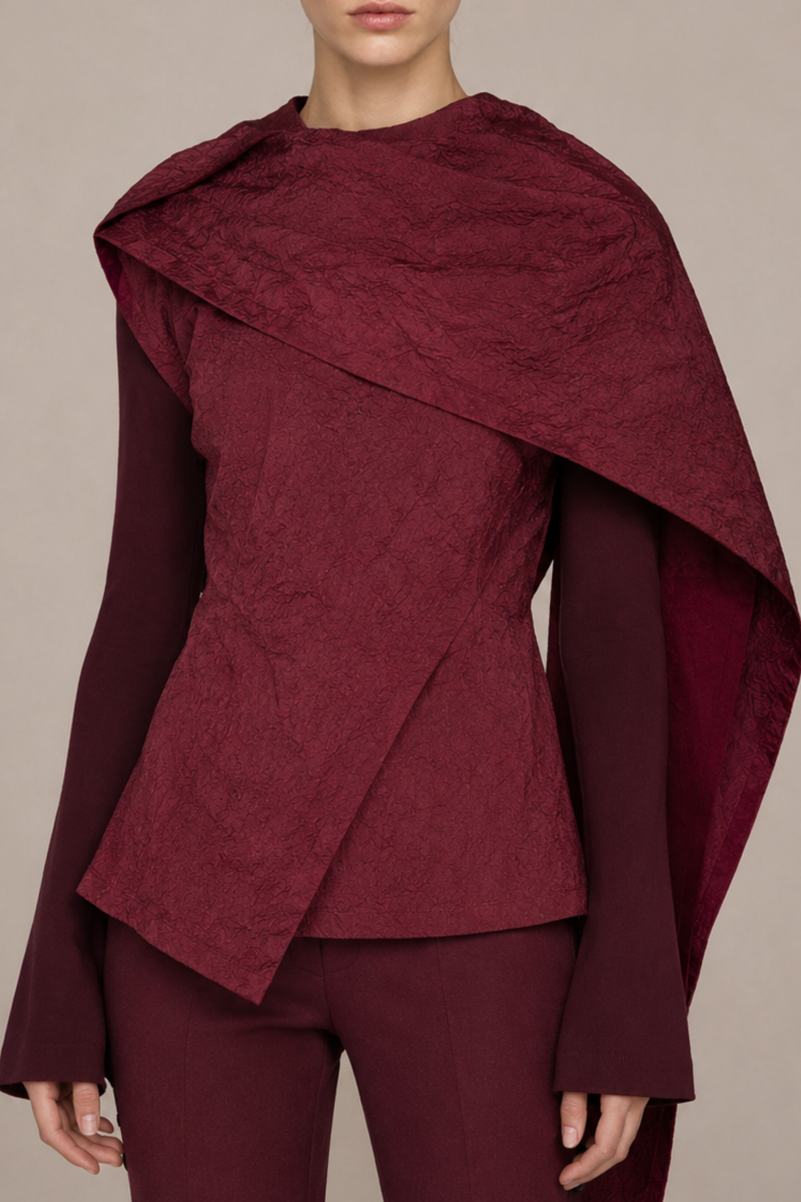 Lina Top in Crushed Silk