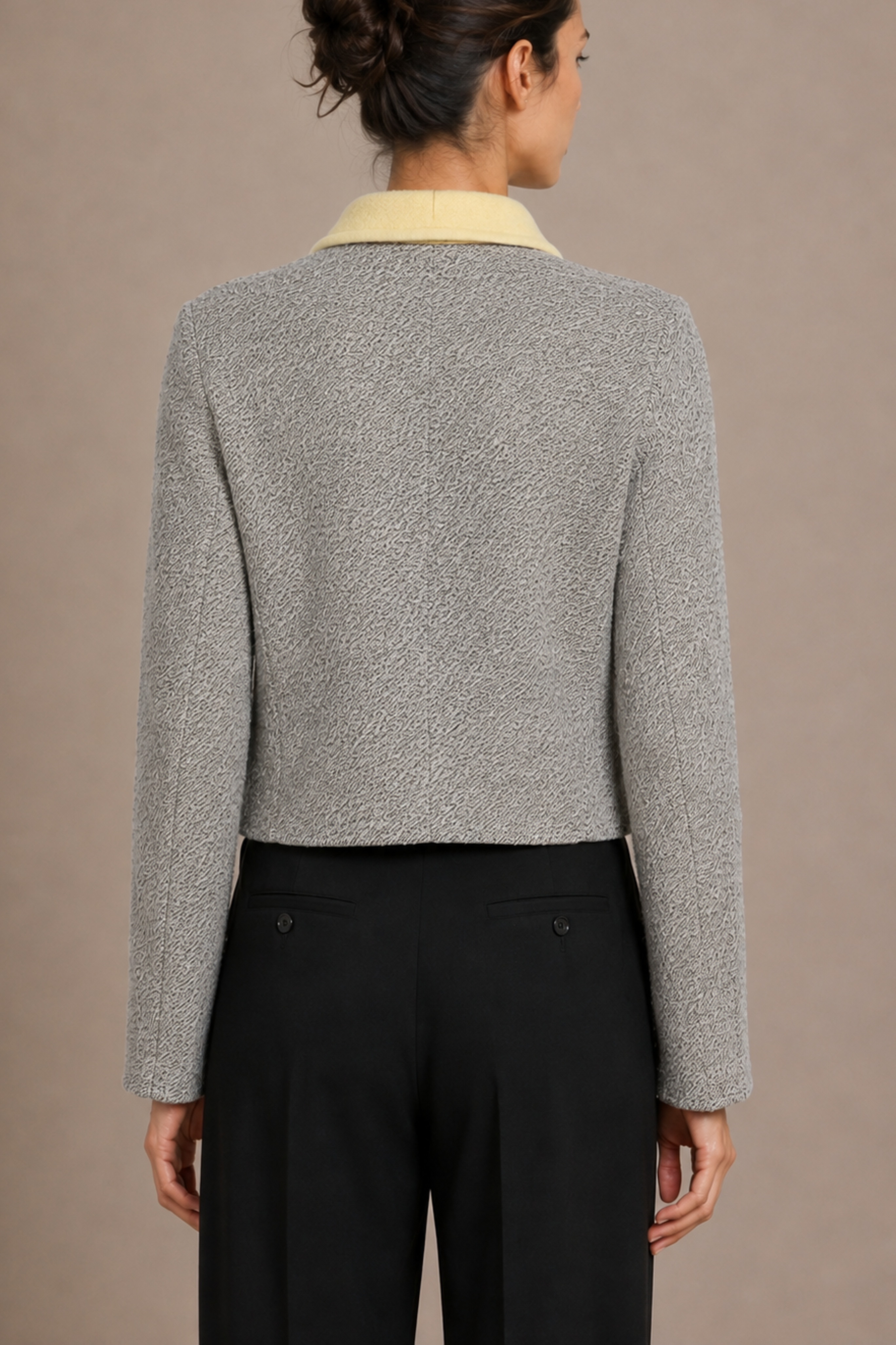 Gaelle Jacket in Double Face Melange Outerwear
