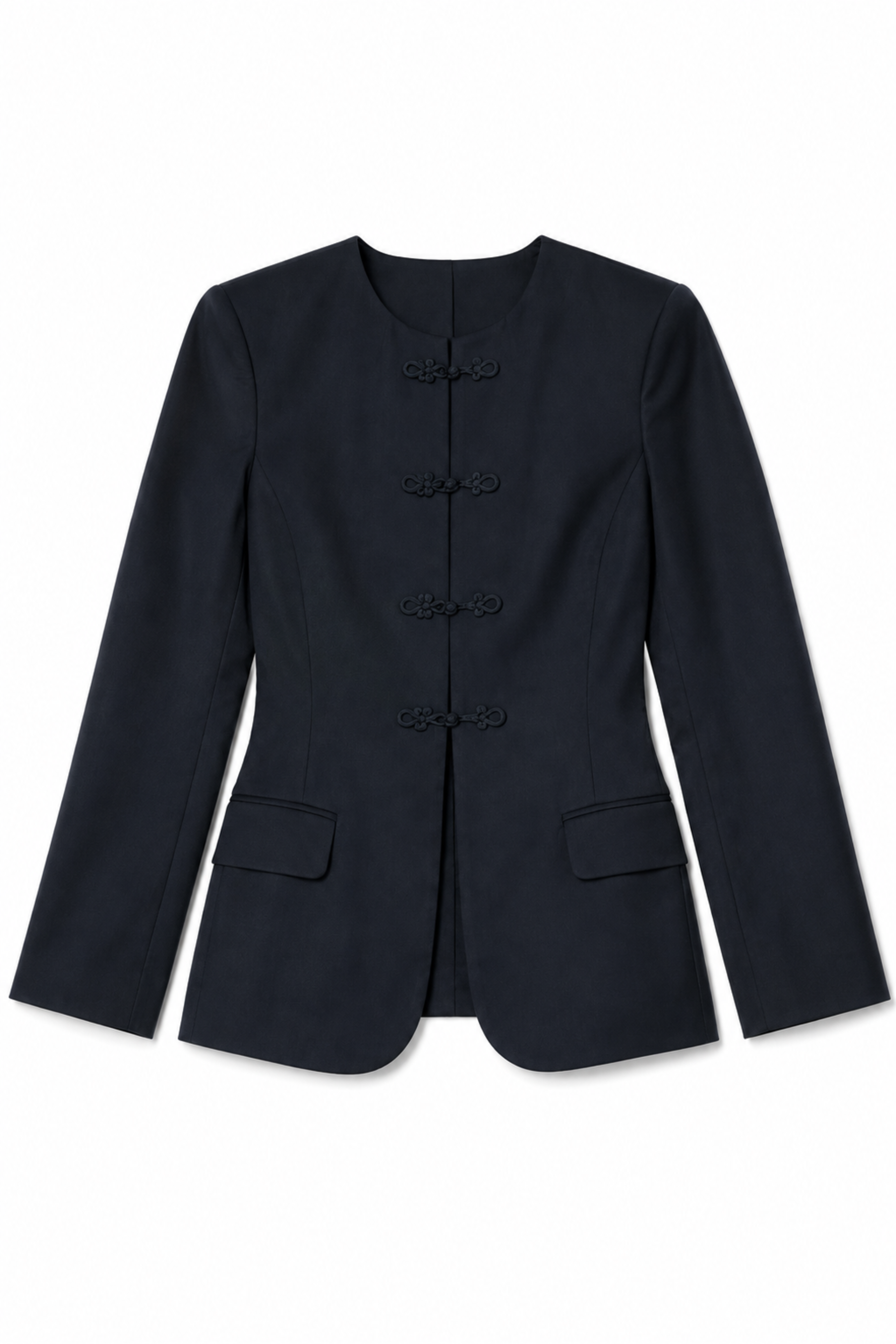 The Hourglass Blazer with Frog Closures