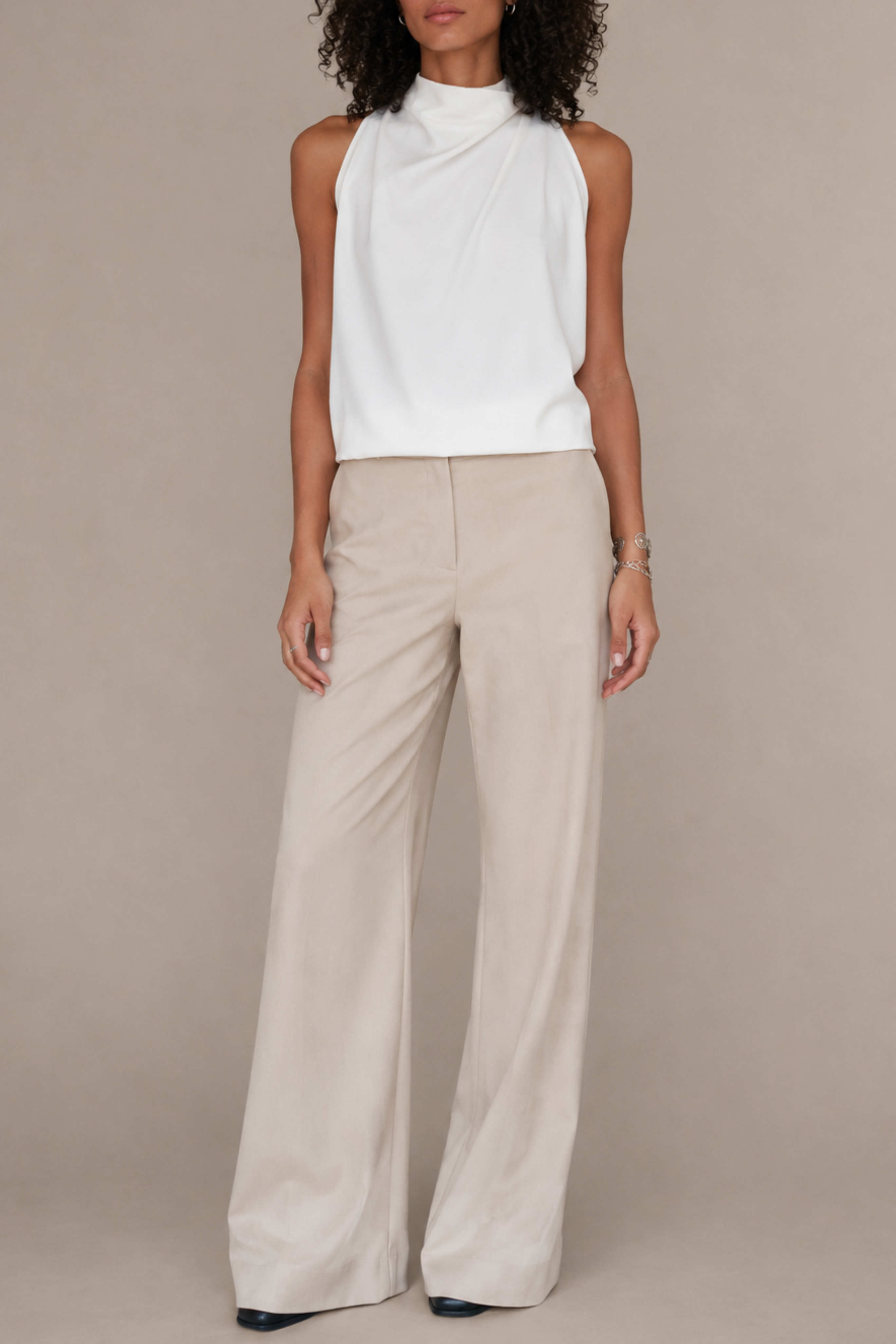 The Crepe Scarf Top