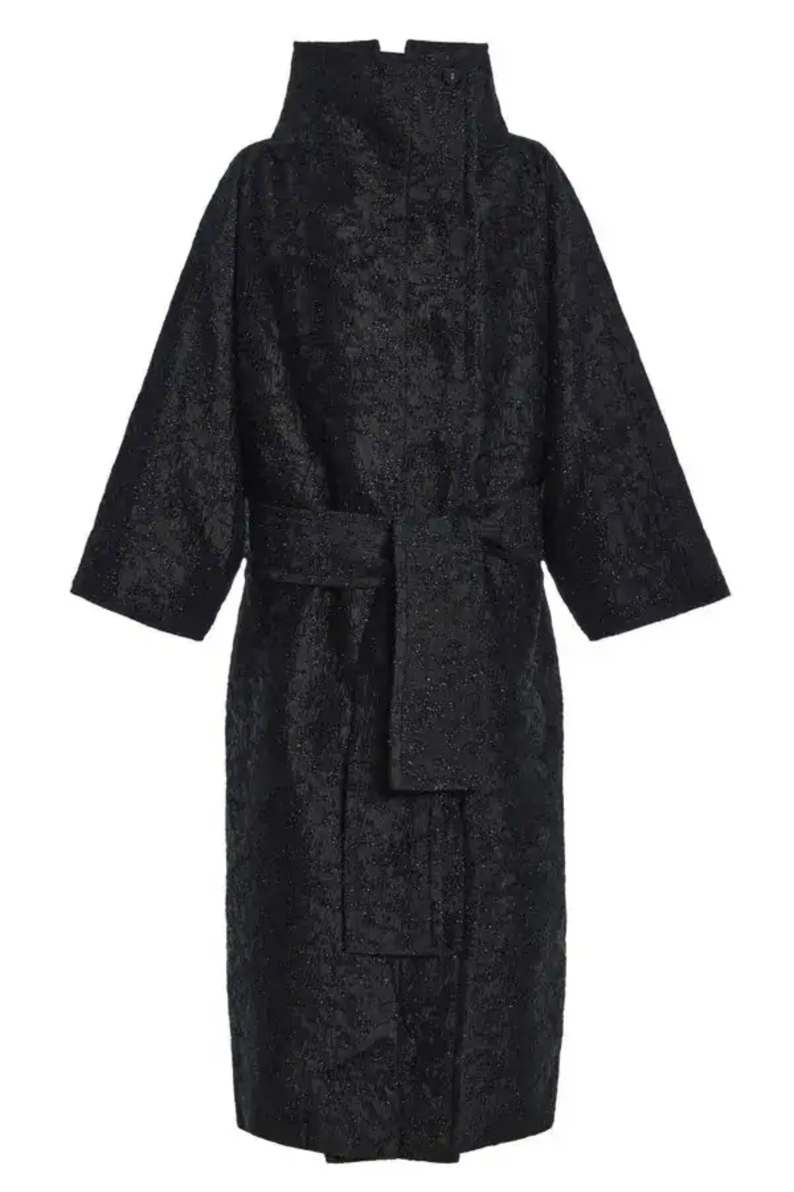 Ocelot Dot Jacquard Hug Coat
