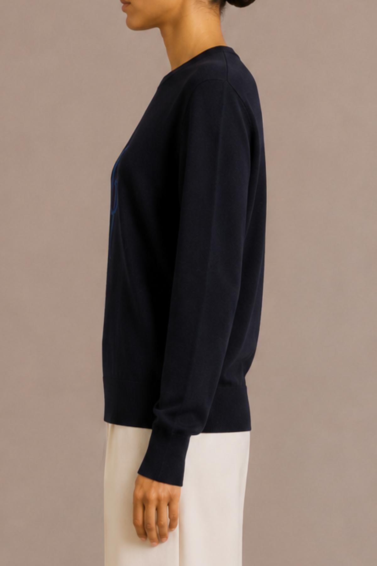 Merino Wool Insignia Crewneck Sweater