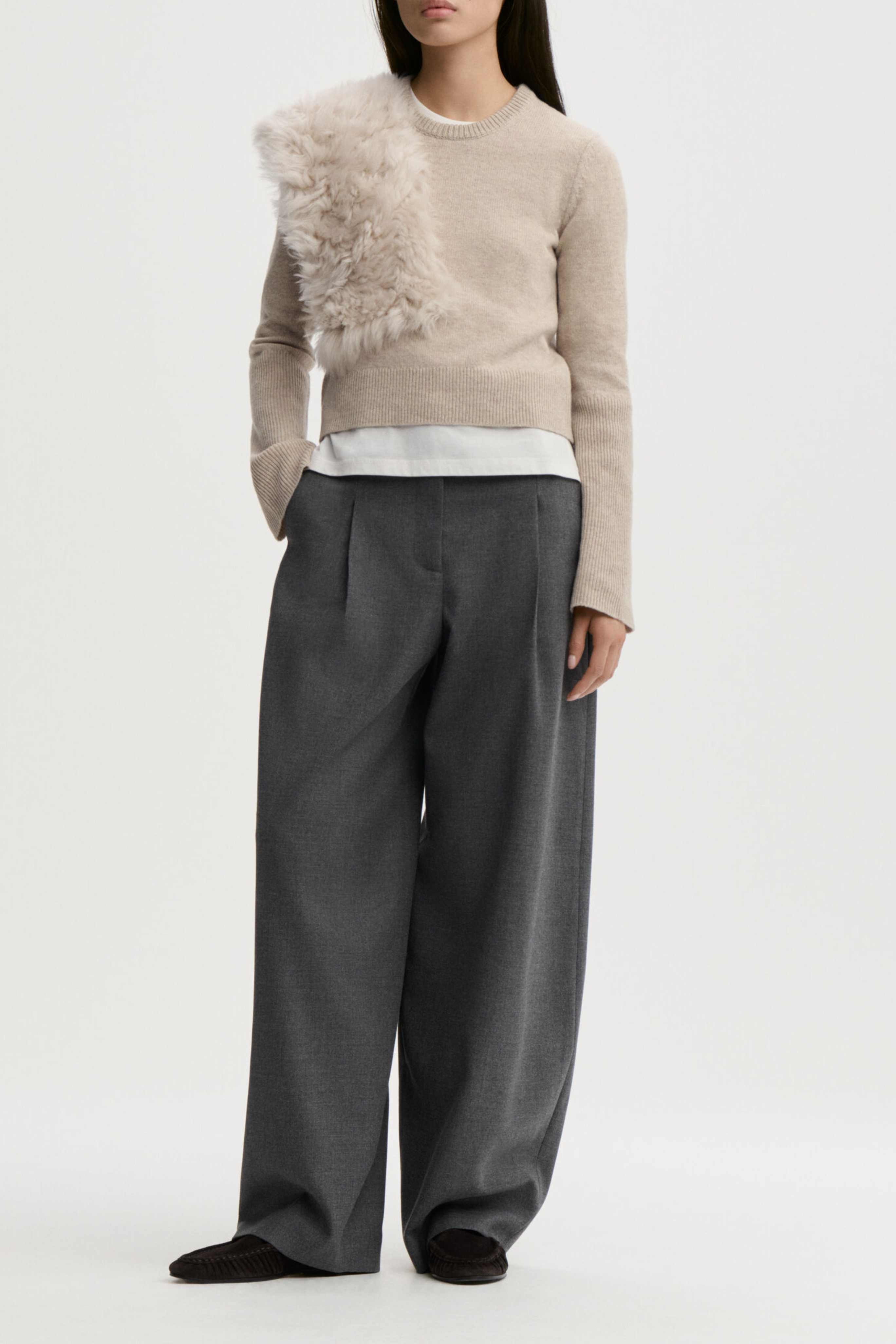 Hannah Sweater - Grey Brown
