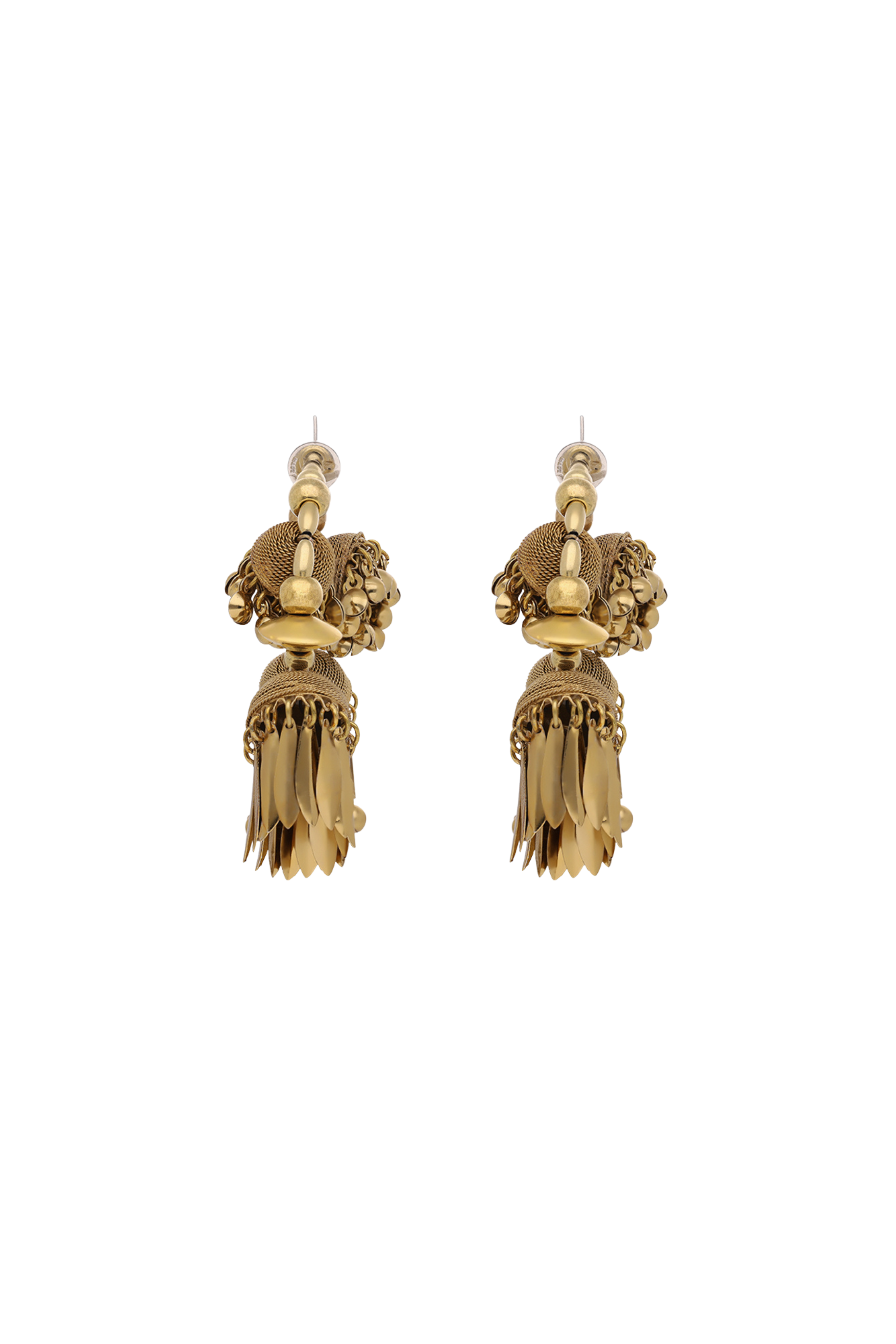 Brass Hoop Earrings