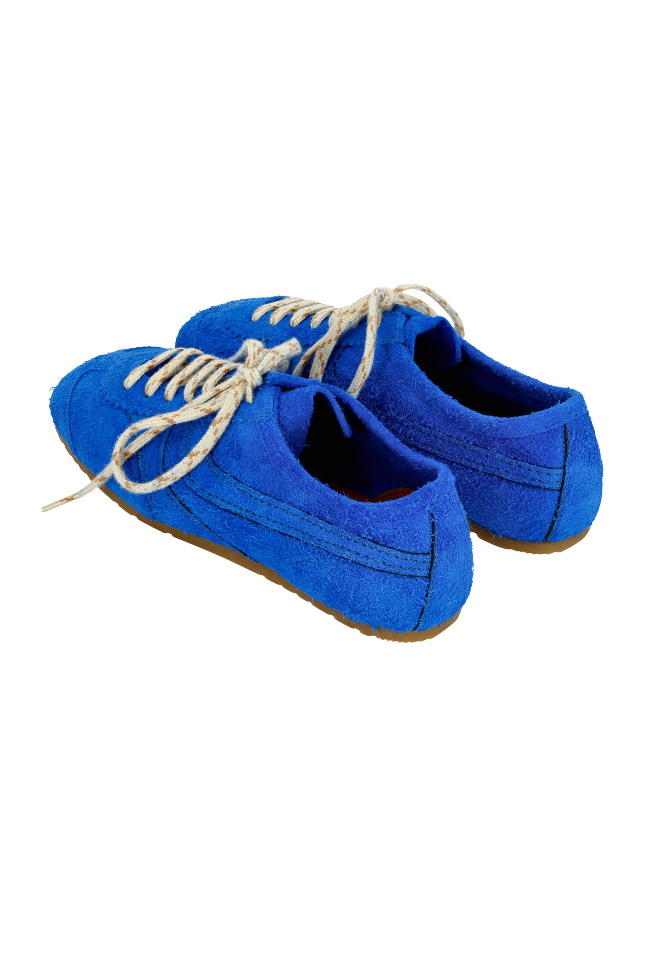 Suede Sneakers in Electric Blue