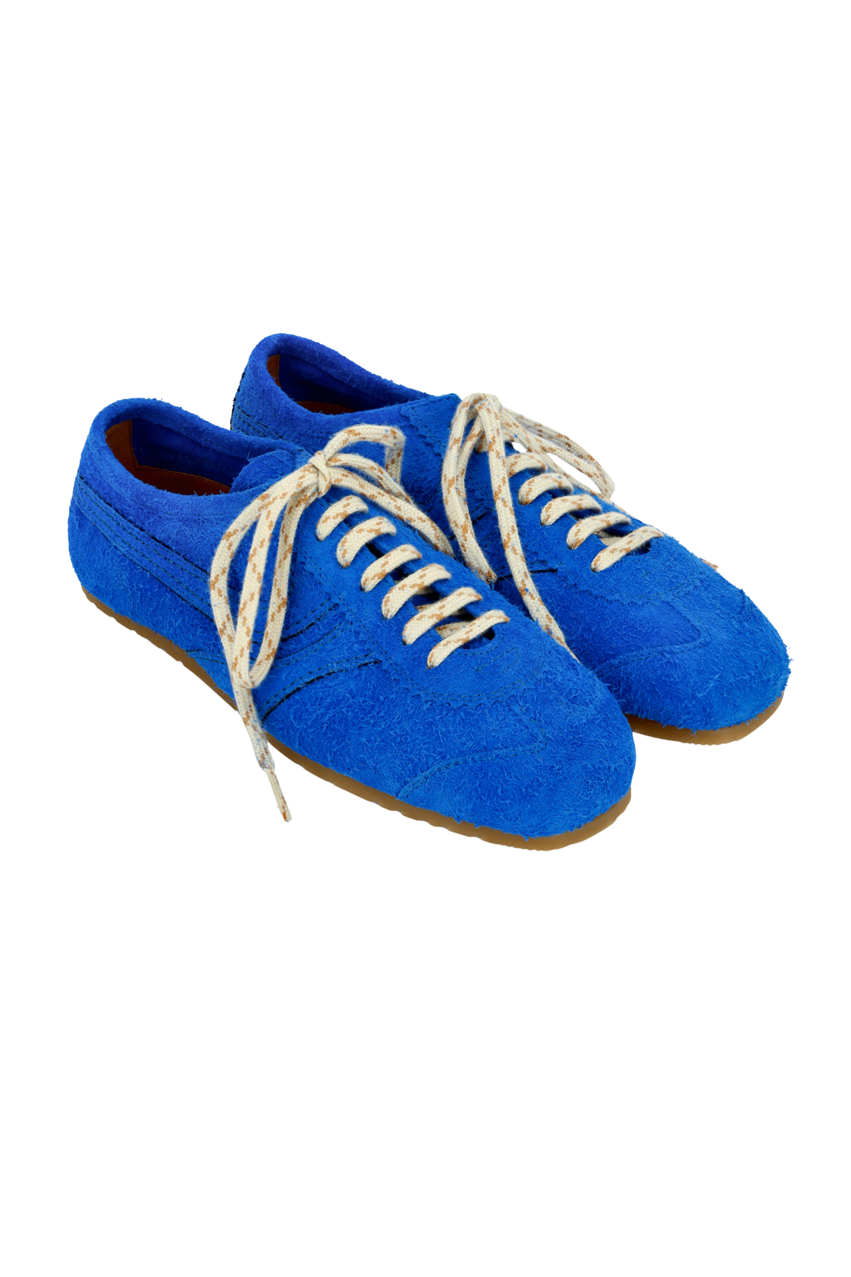 Suede Sneakers in Electric Blue