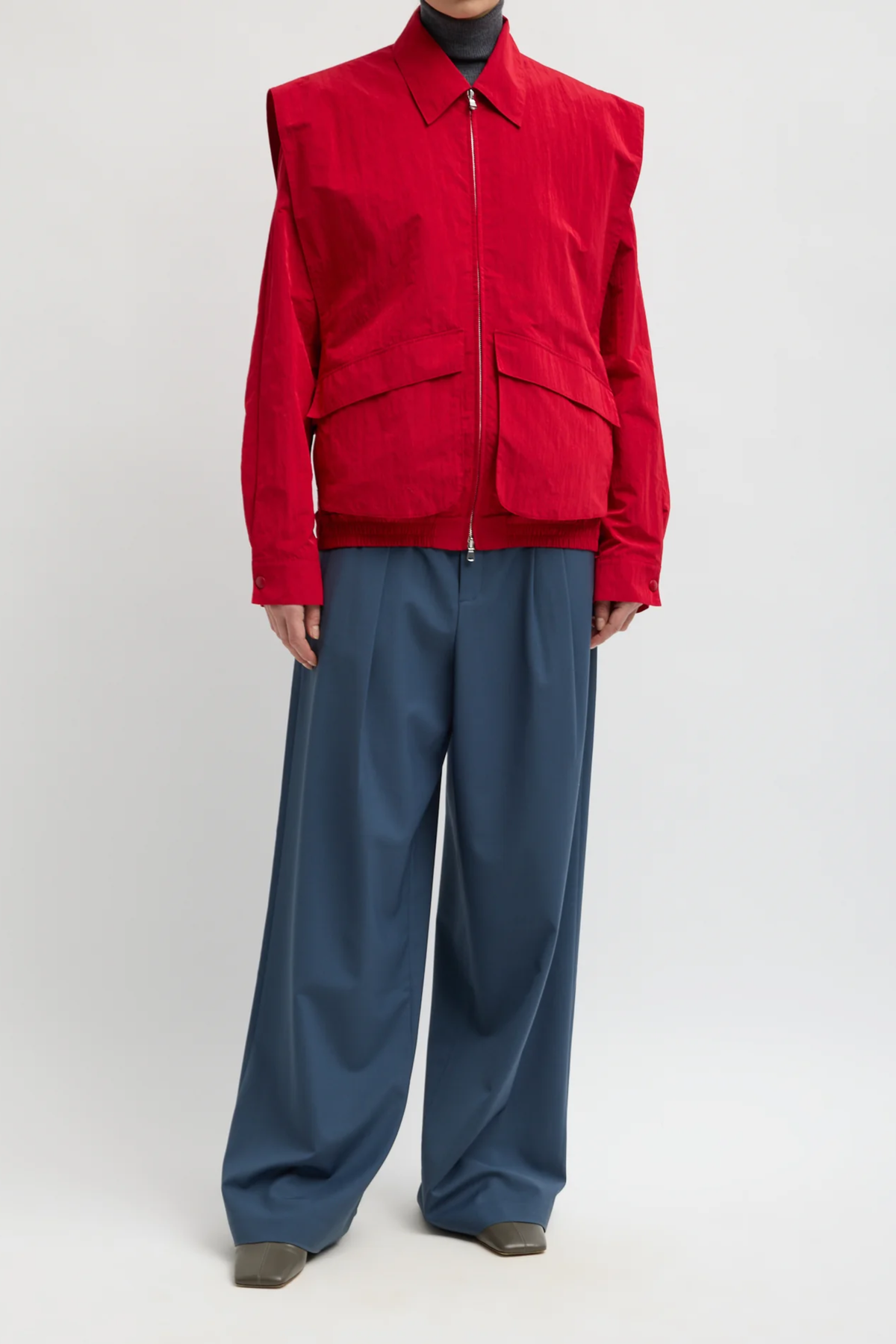 Fall Nylon Snap Bomber
