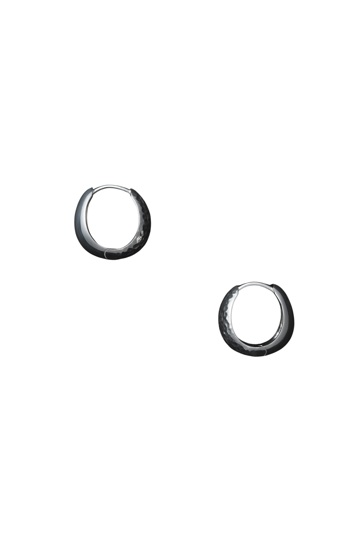 XL Reversible Hammered Hoops