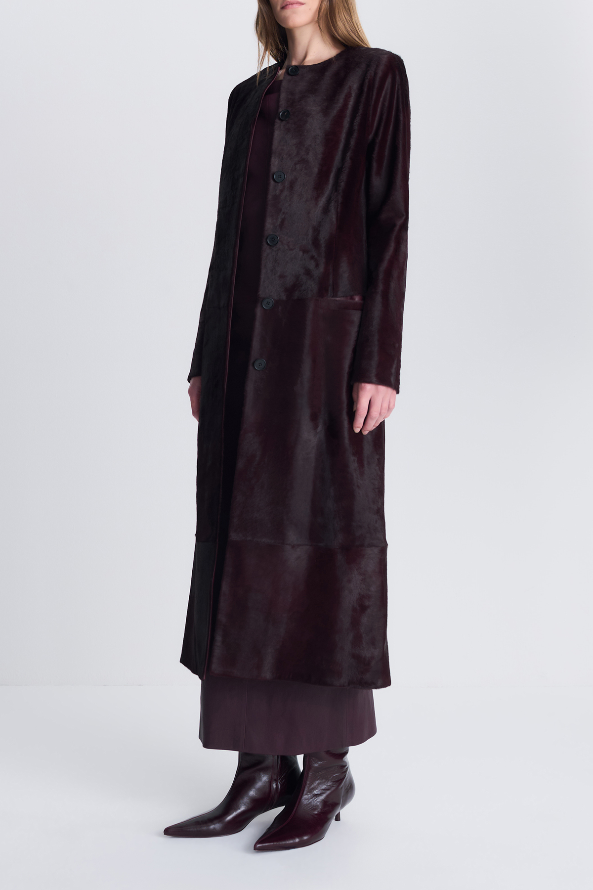 Bowie Collarless Coat