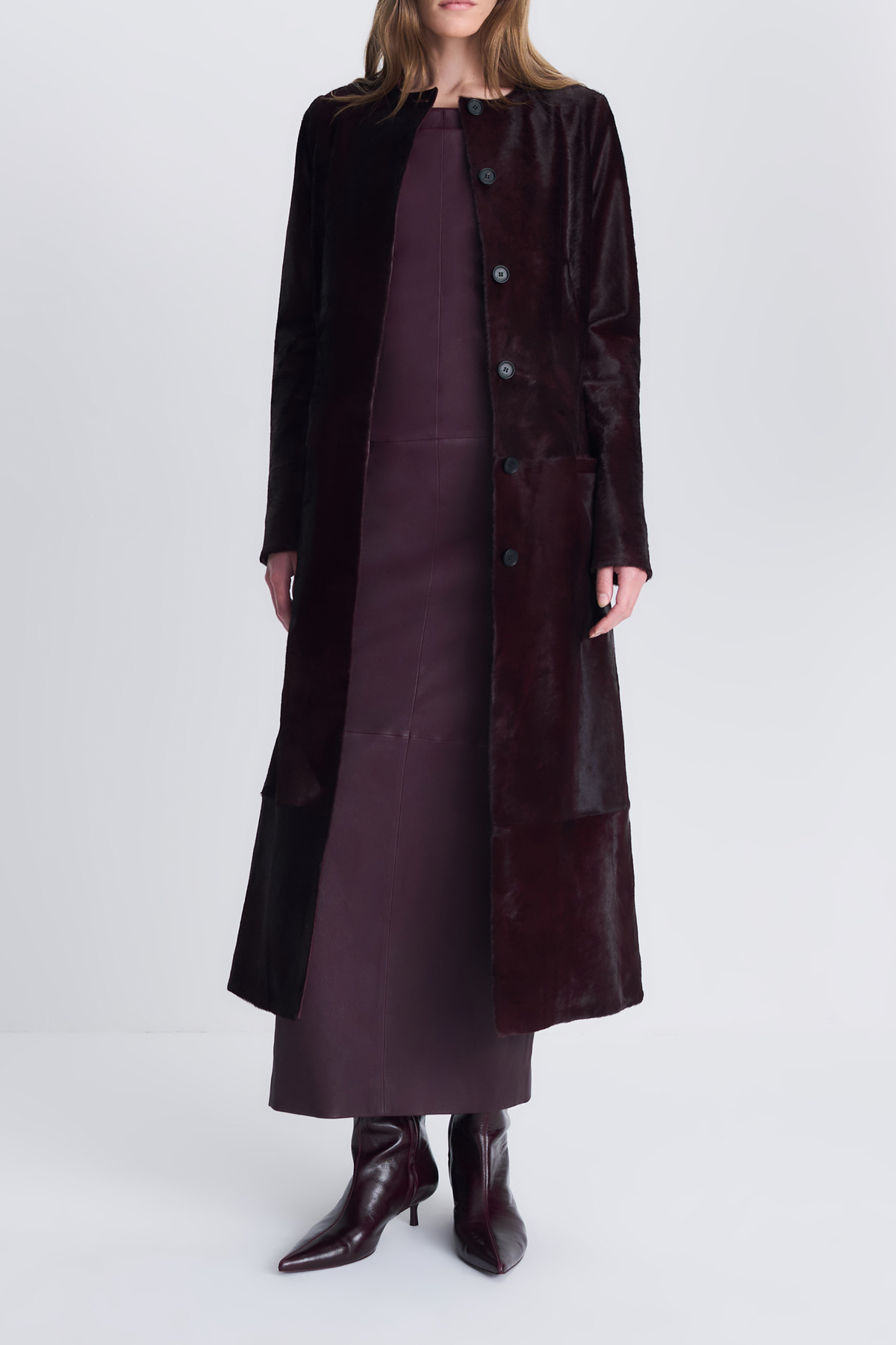 Bowie Collarless Coat