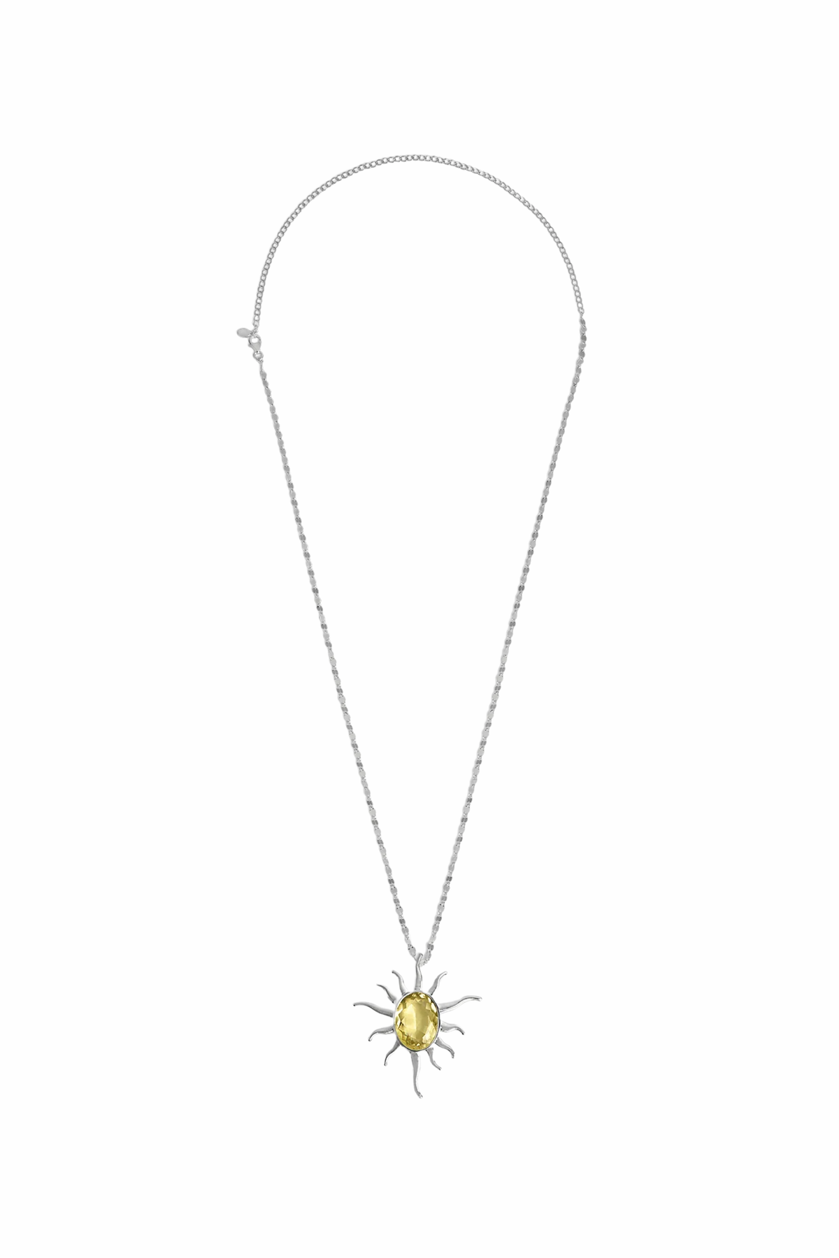 Iris Pendant in Silver