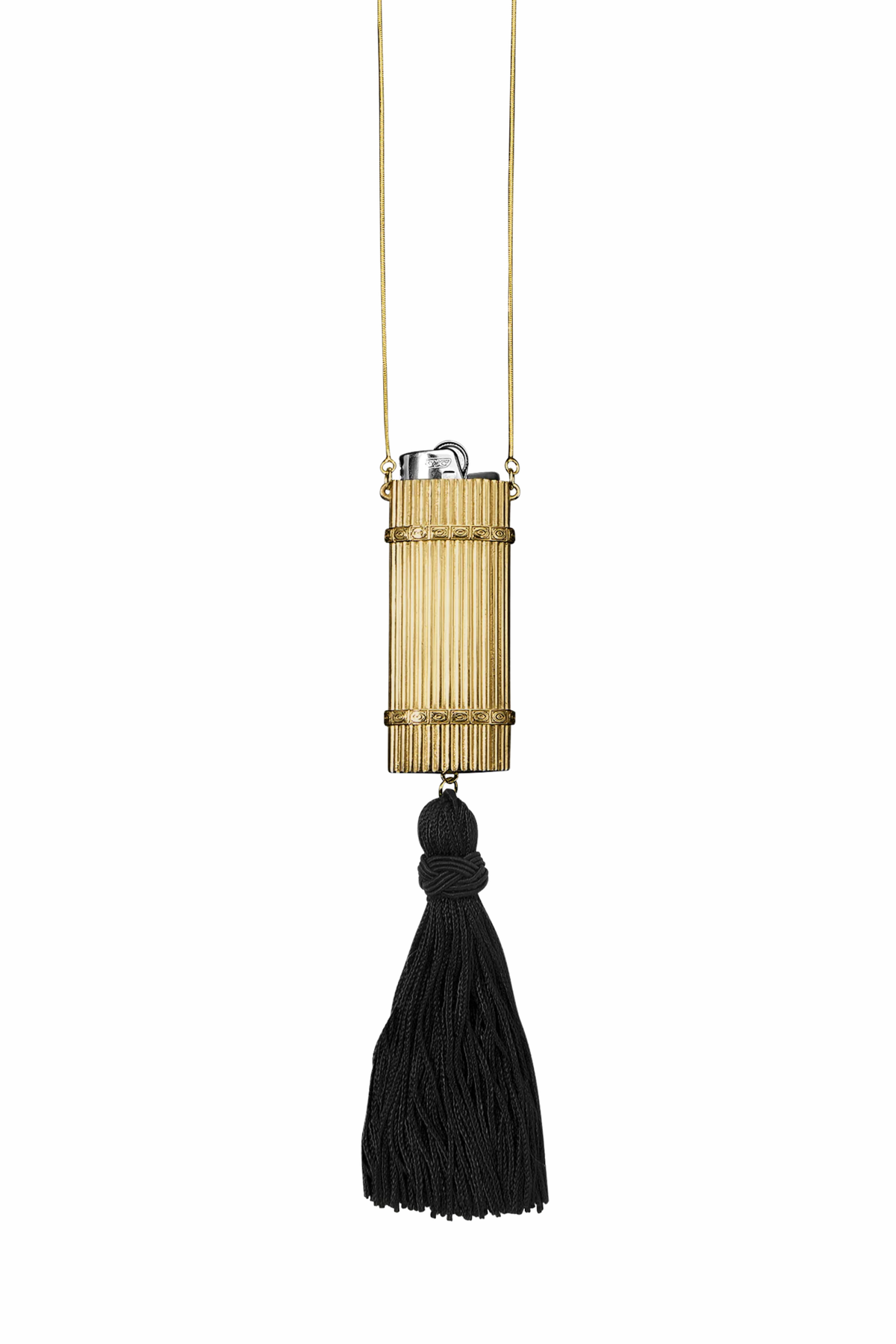 Deco Lightercase Pendant in Gold