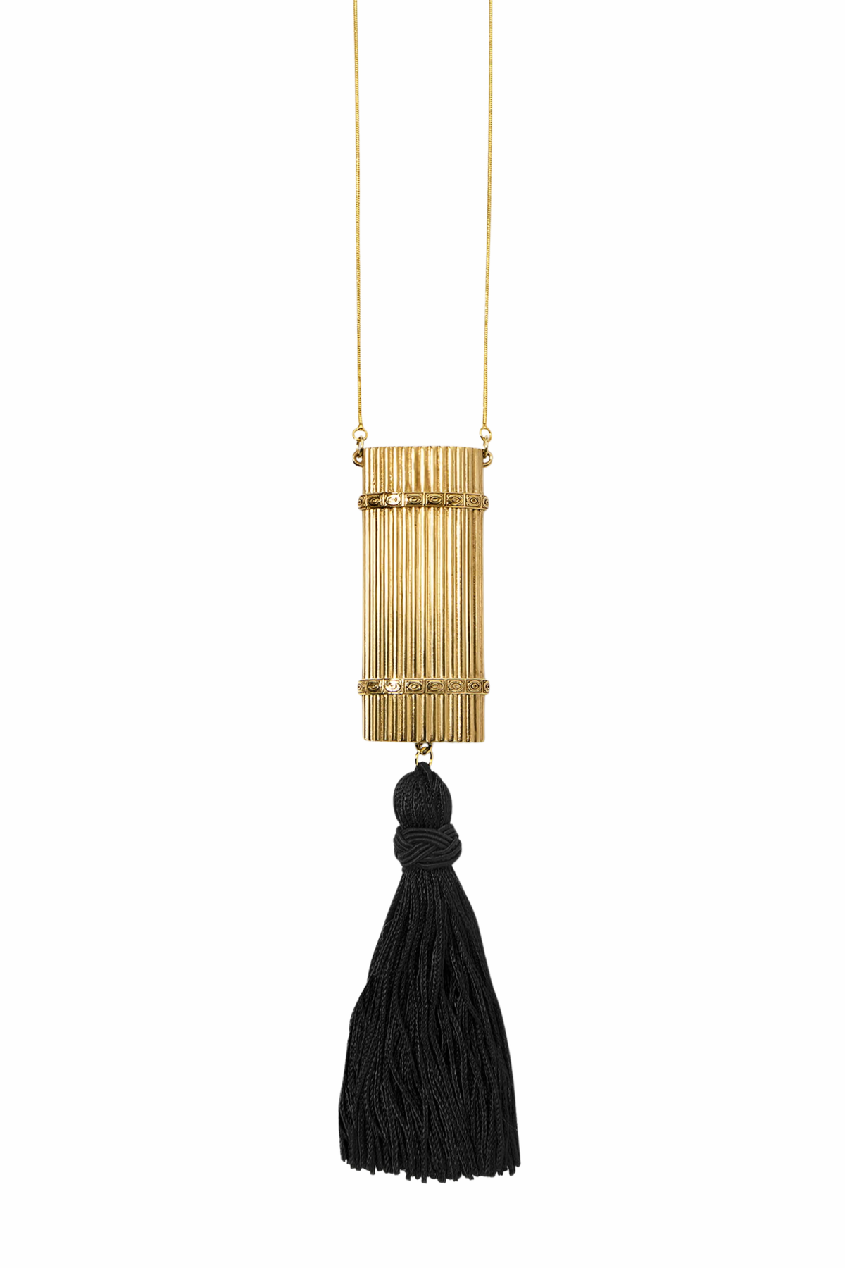 Deco Lightercase Pendant in Gold
