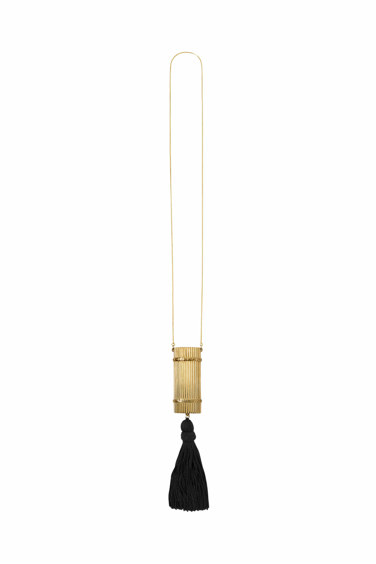 Deco Lightercase Pendant in Gold